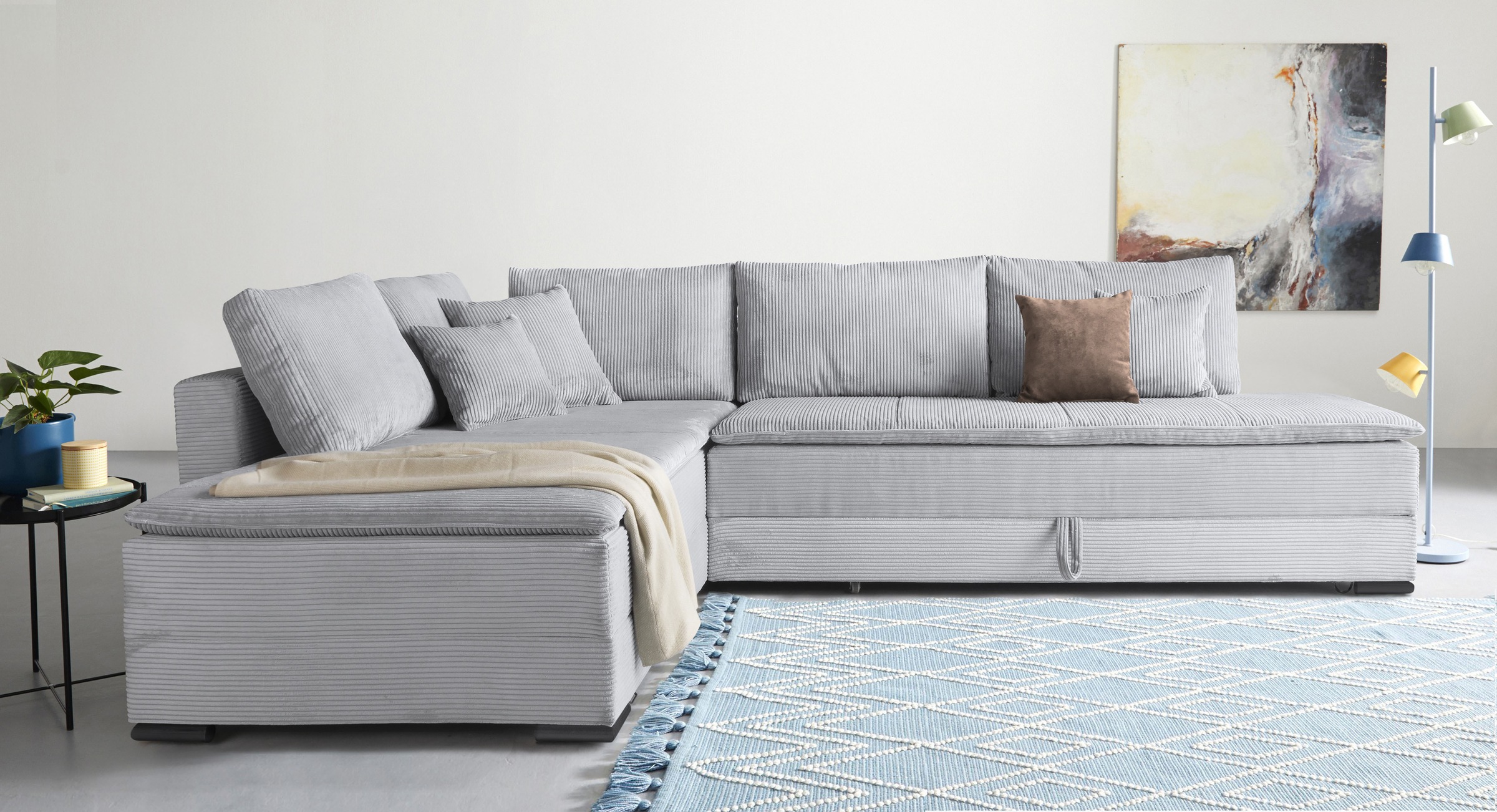 INOSIGN Ecksofa »Night & Day L-Form mit Dauer-Schlaffunktion, Cord-Bezug!«, günstig online kaufen