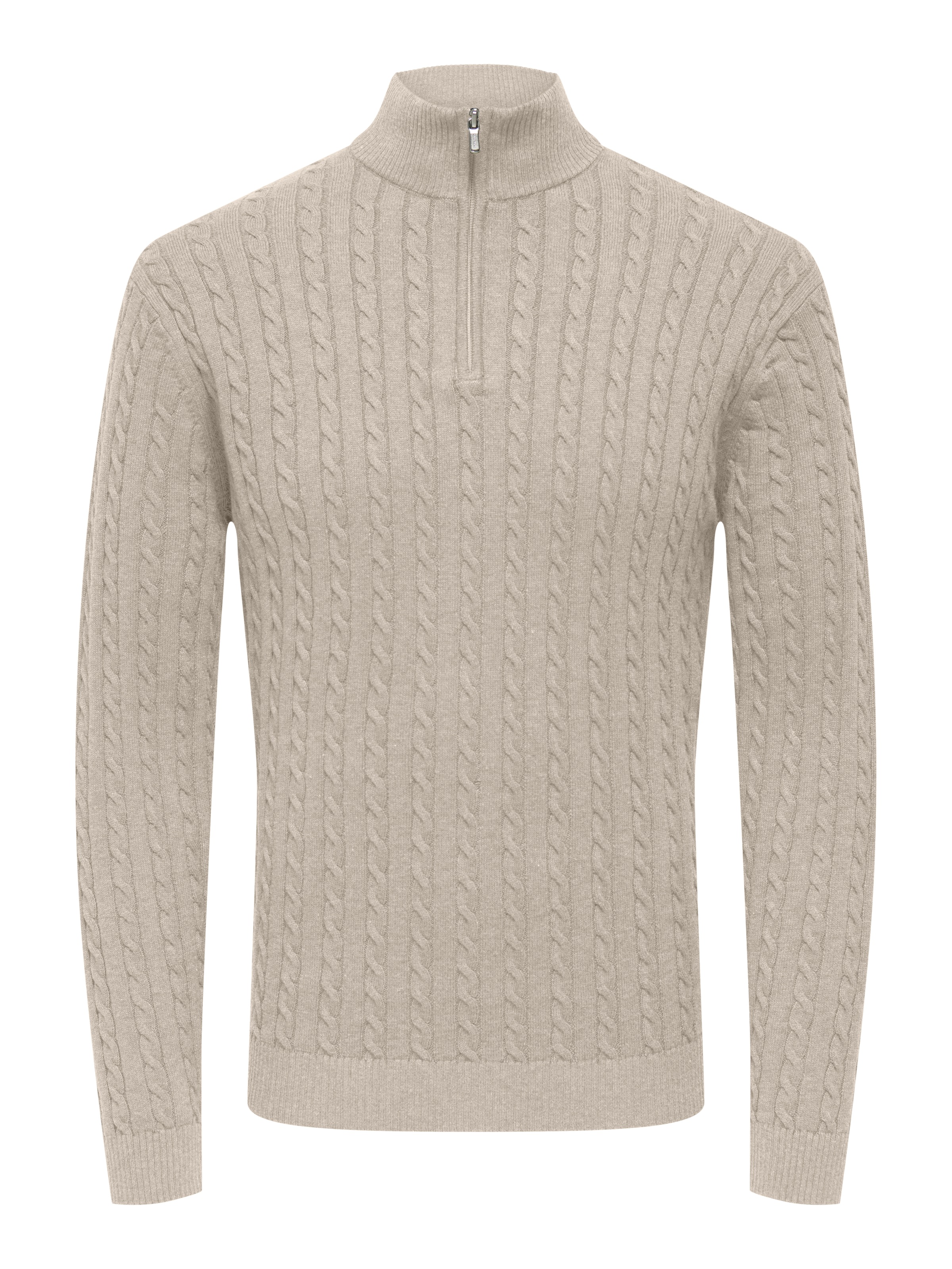 ONLY & SONS Troyer »ONSLOUI REG 12 CABEL HALF ZIP KNIT«