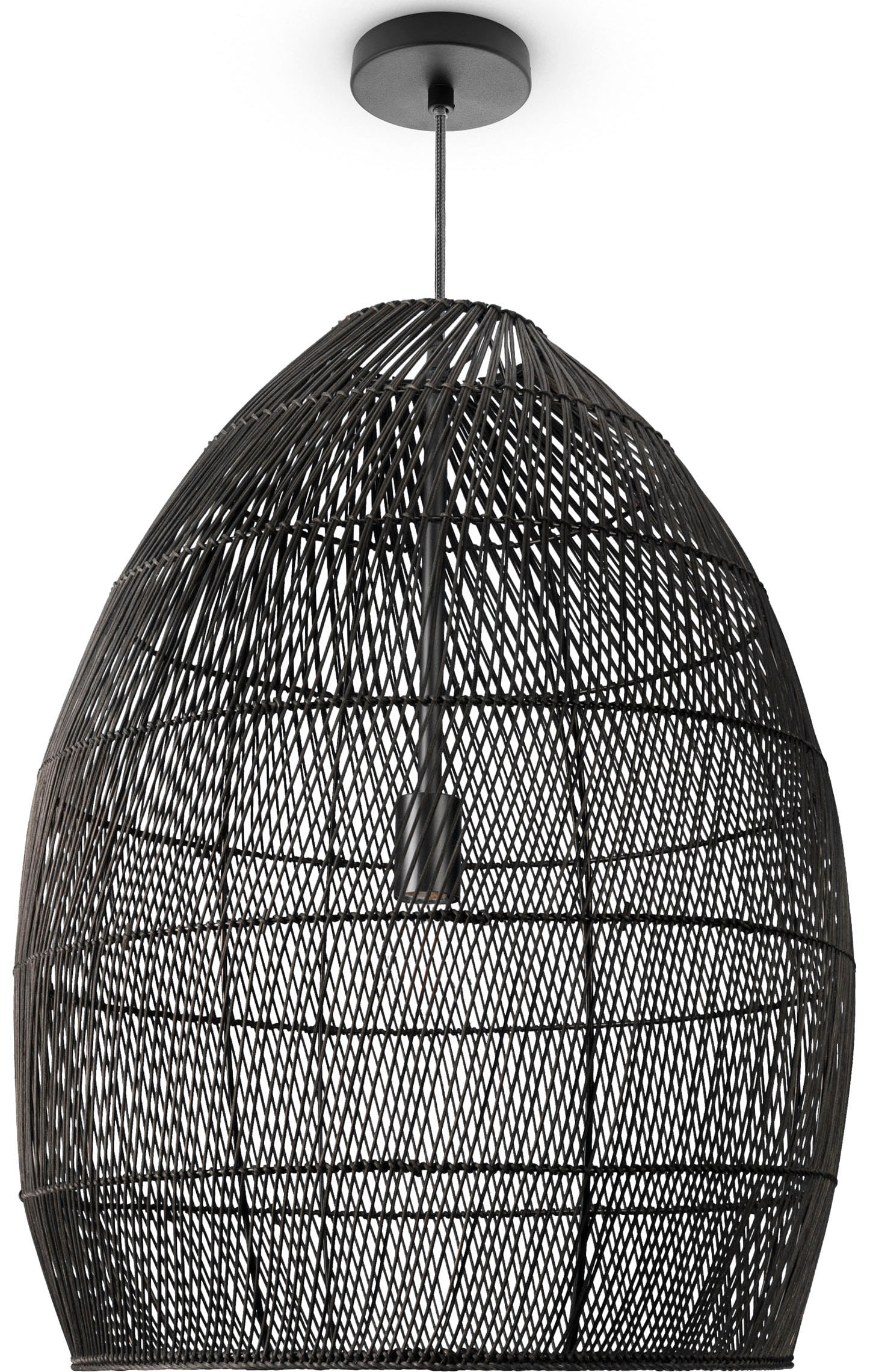 Paco Home Pendelleuchte »VIHMA« E27 Rattan Pendelleuchte Esstischlampe Natü günstig online kaufen