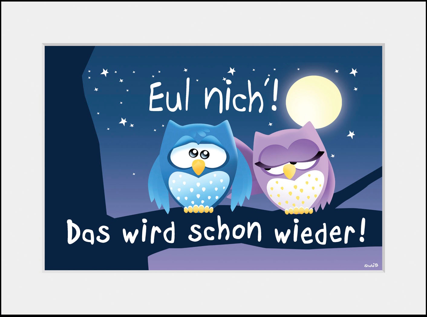 queence Bild »Eul nich!«, Eulen-Sterne-Sprüche & Texte-Motivationsbilder, ( günstig online kaufen