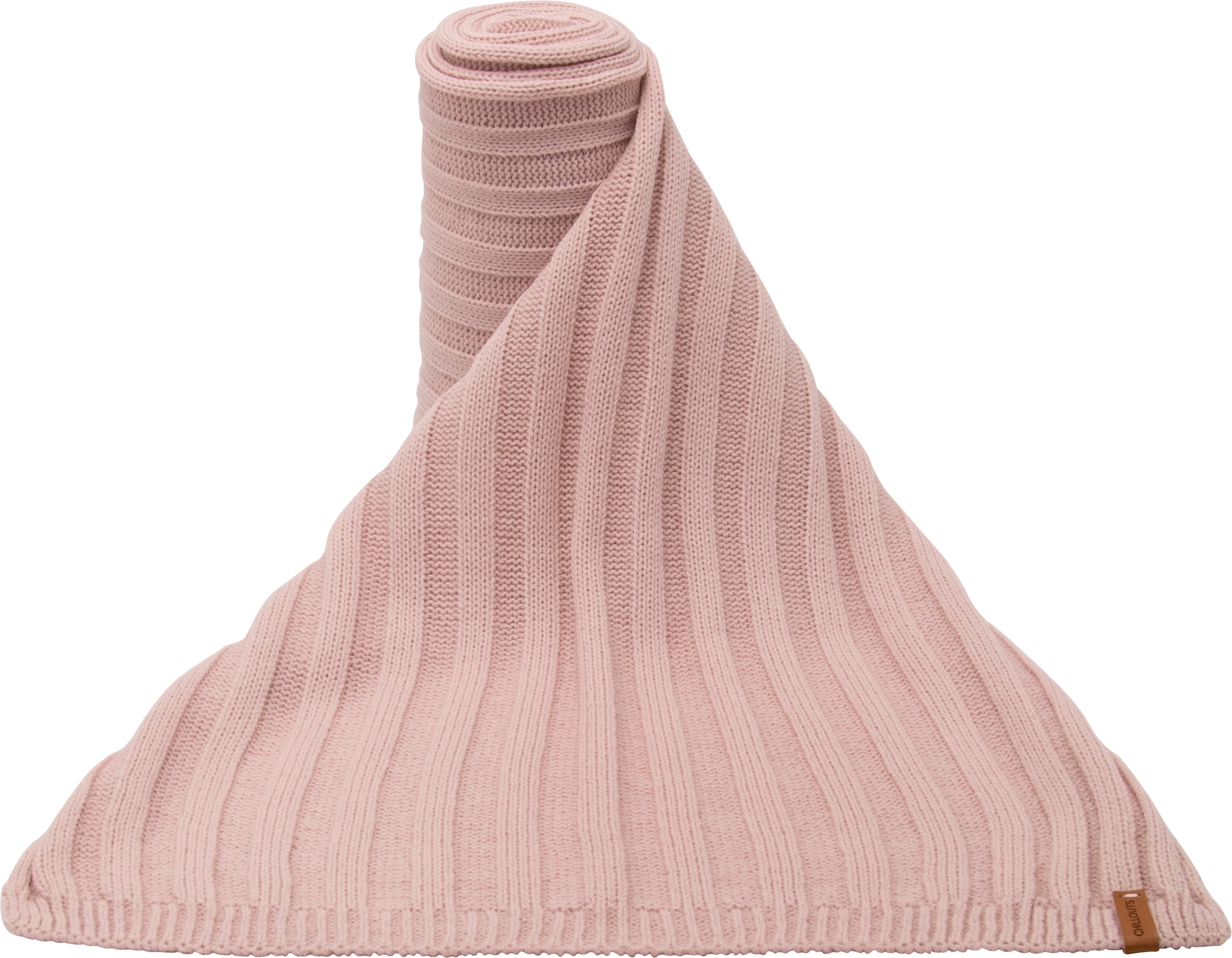 CHILLOUTS Strickschal »Gianluca Scarf« mit schönem Rippenstrickmuster rosa