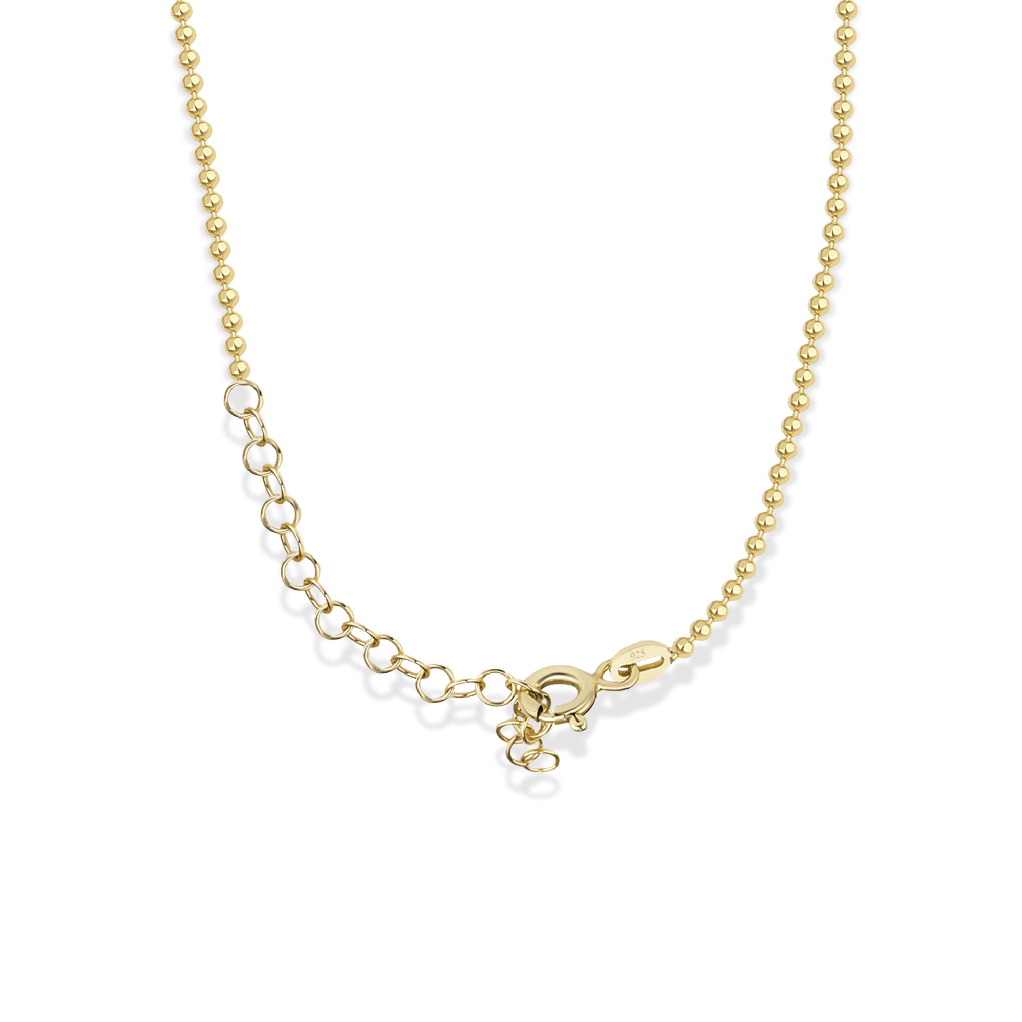 dKeniz Kette mit Anhänger »Madonna 925/- Sterling Silber vergoldet Zirkonia«