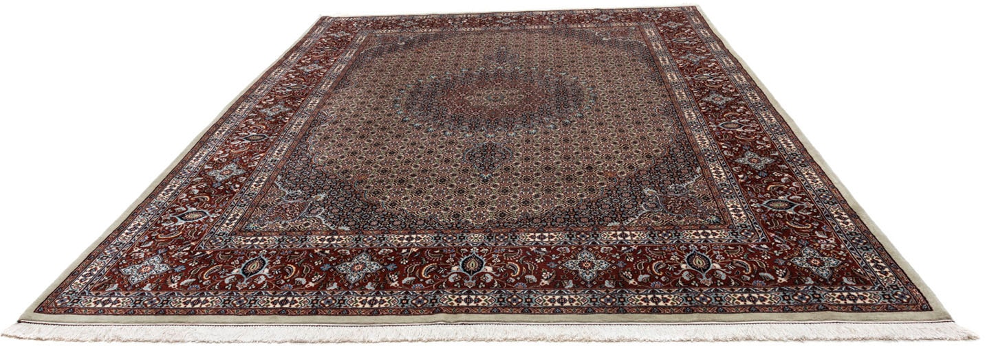 morgenland Wollteppich »Moud Medaillon Beige 346 x 250 cm«, rechteckig, 10 günstig online kaufen