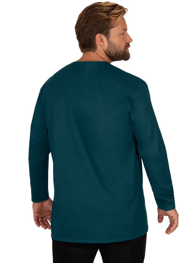 Trigema Longsleeve »TRIGEMA Langarmshirt mit Knopfleiste«, (1 tlg.)