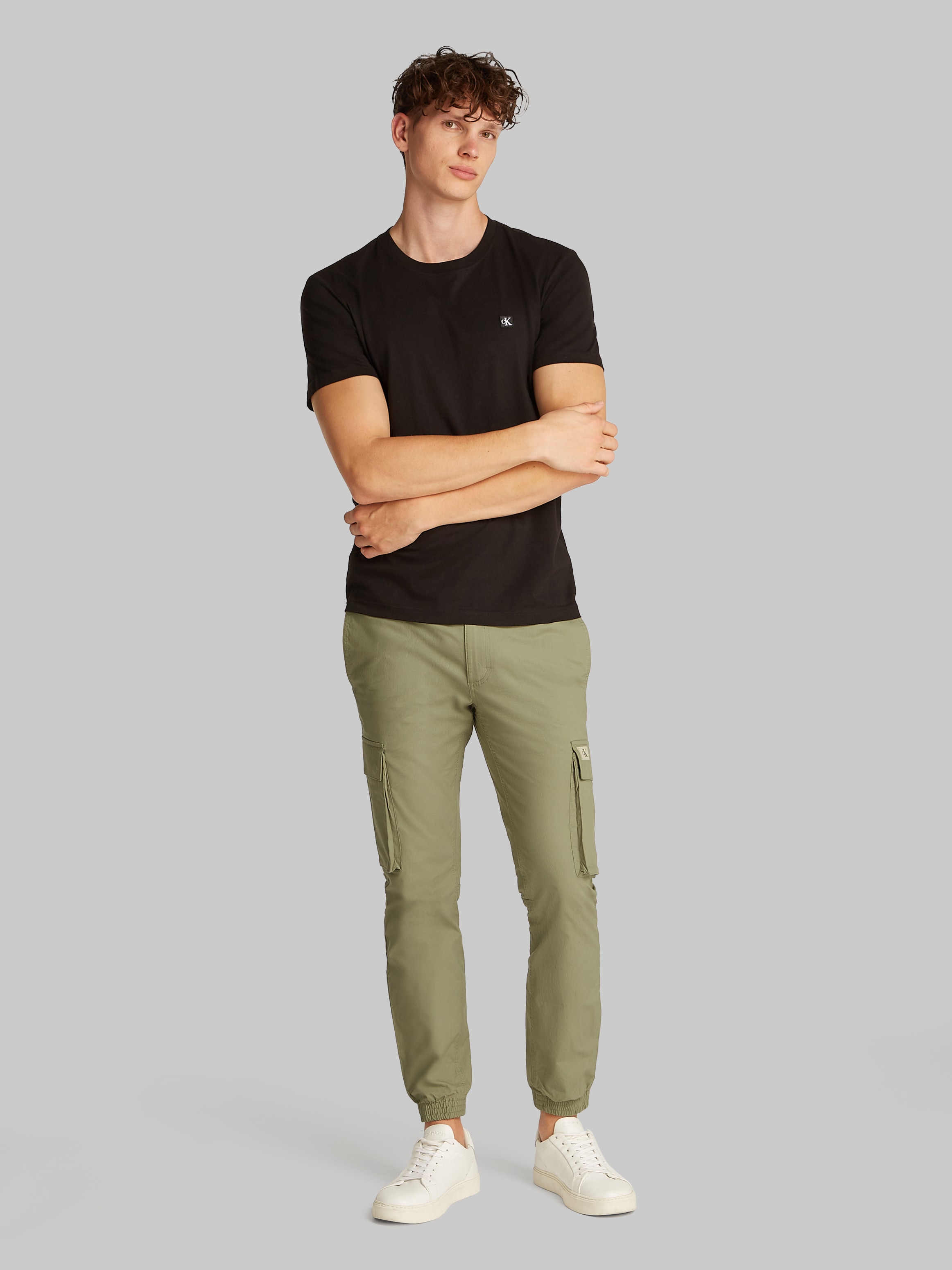 Calvin Klein Jeans Cargohose »SKINNY CARGO«, mit Logopatch