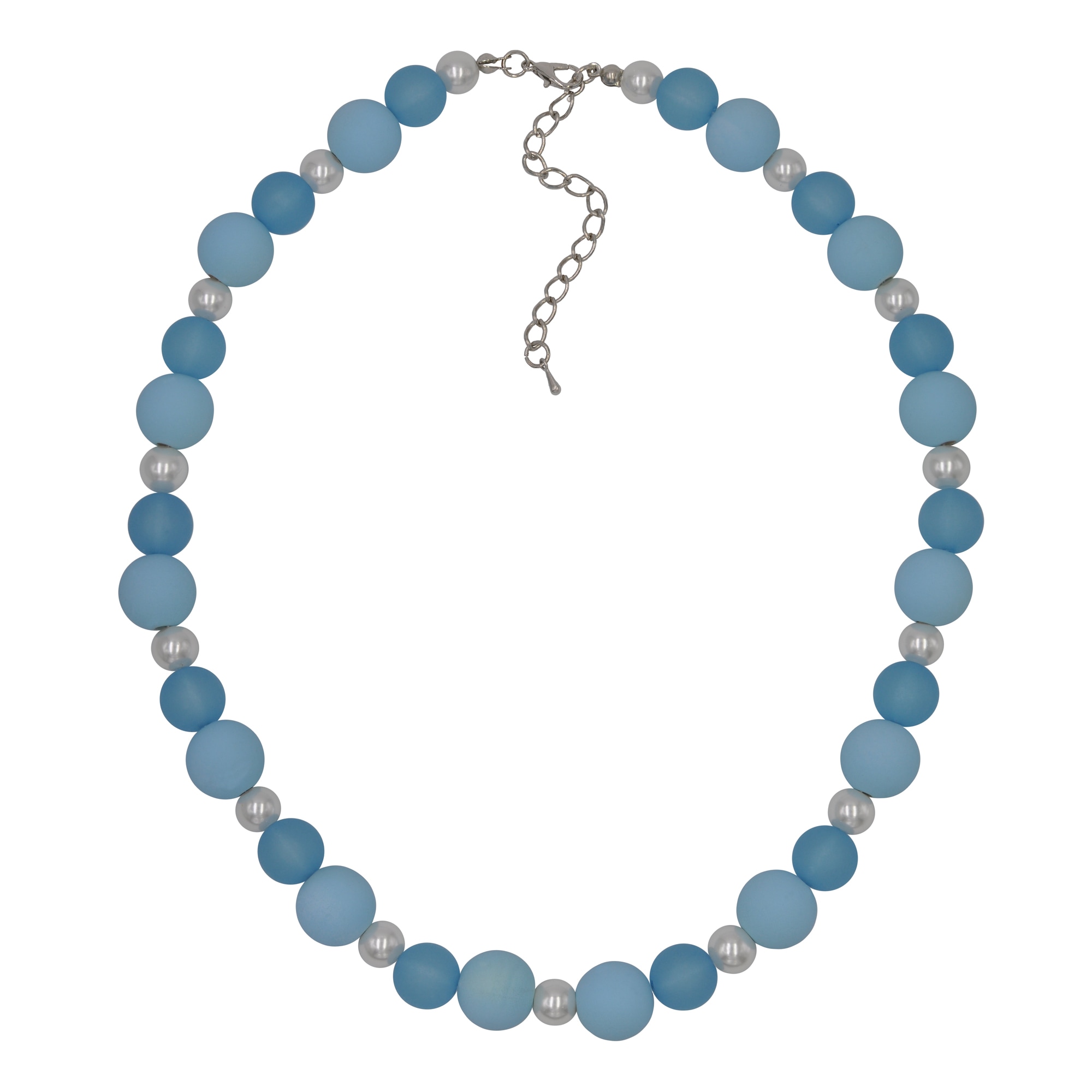 Steuer Collierkettchen »Set Armband und Collier Acrylperlen blau«