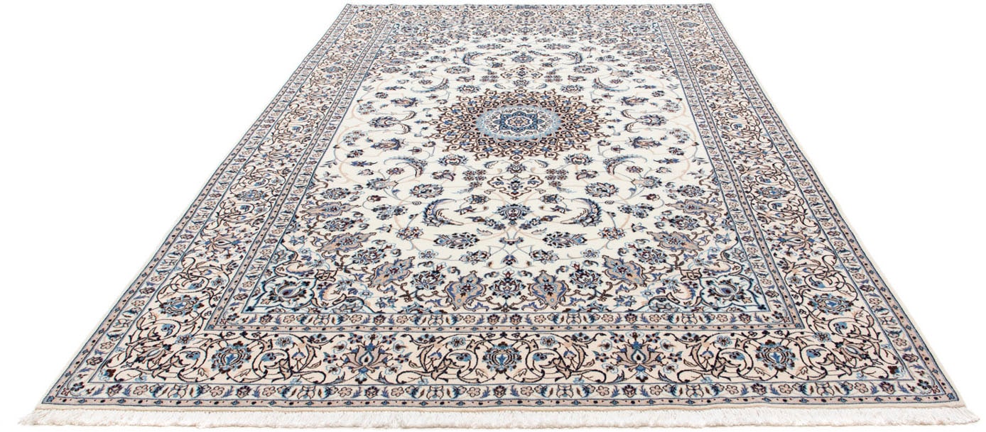 morgenland Wollteppich »Nain 9la Medaillon Beige 300 x 205 cm«, rechteckig, günstig online kaufen