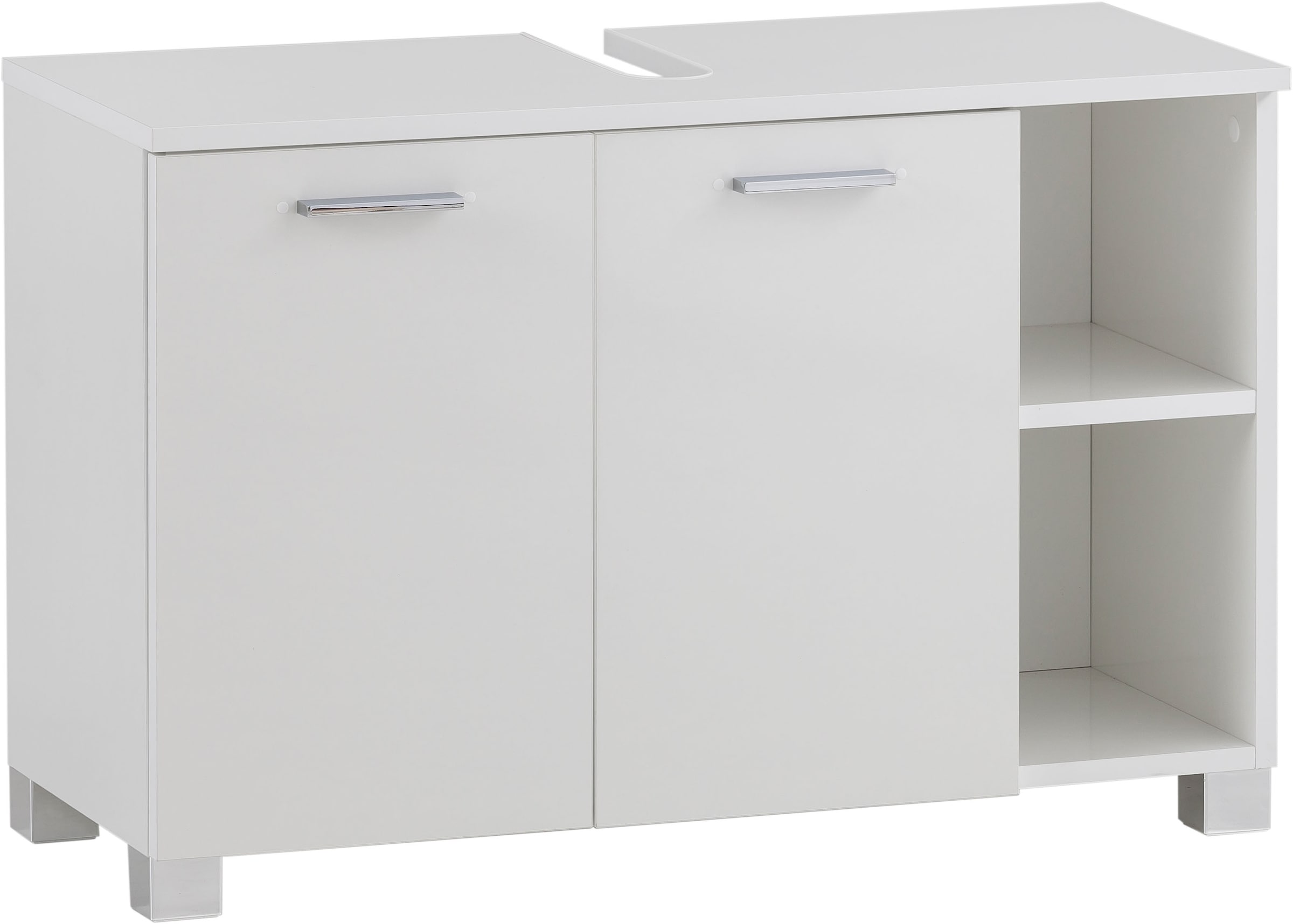 welltime Waschbeckenunterschrank "Dorina" Siphonausschnitt günstig online kaufen