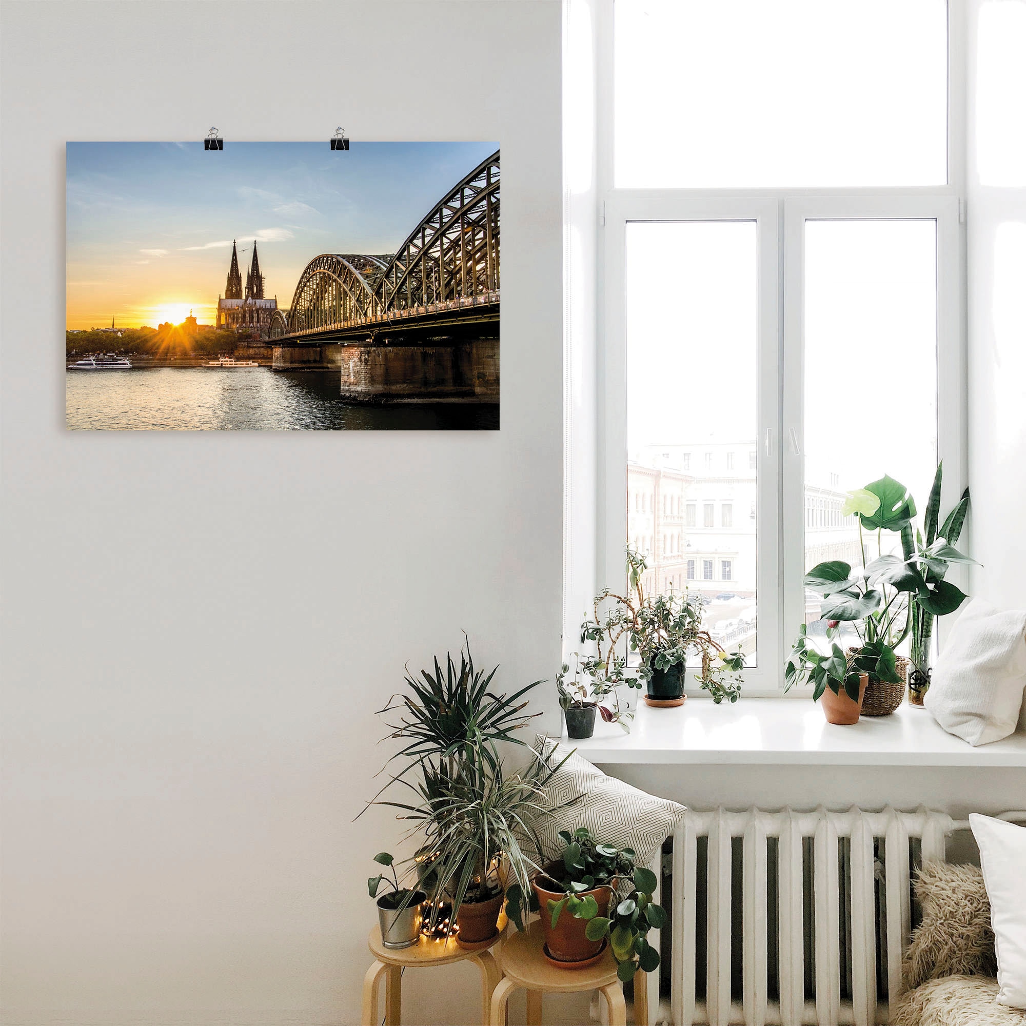 Artland Wandbild »Kölner Dom«, Deutschland, (1 St.), als Poster, Wandaufkleber in verschied. Größen
