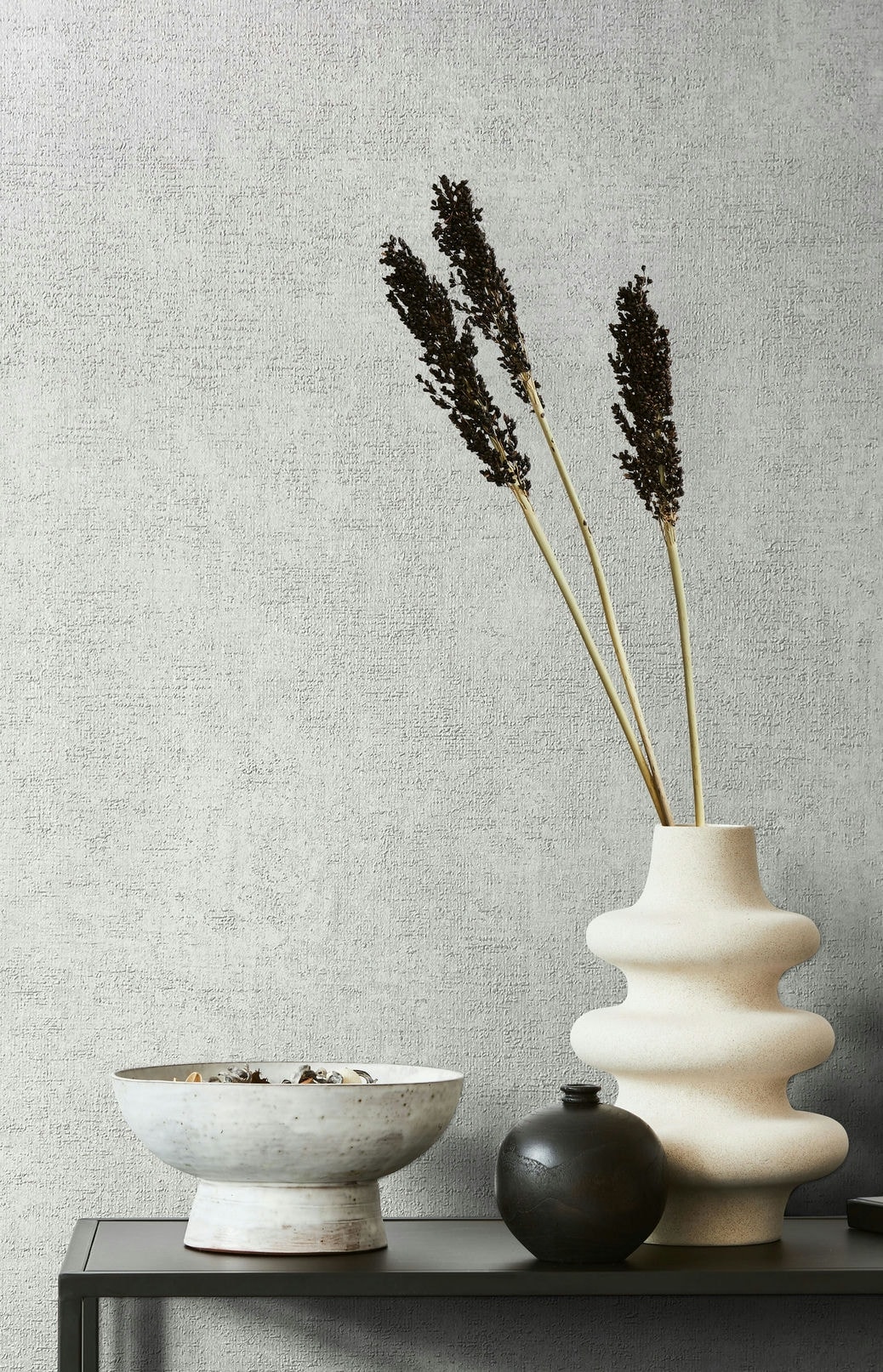 Marburg Vliestapete »Textured Tapestry« unifarben mit Farbeinsatz moderne Tapete für Wohnzimmer Schlafzimmer Küche