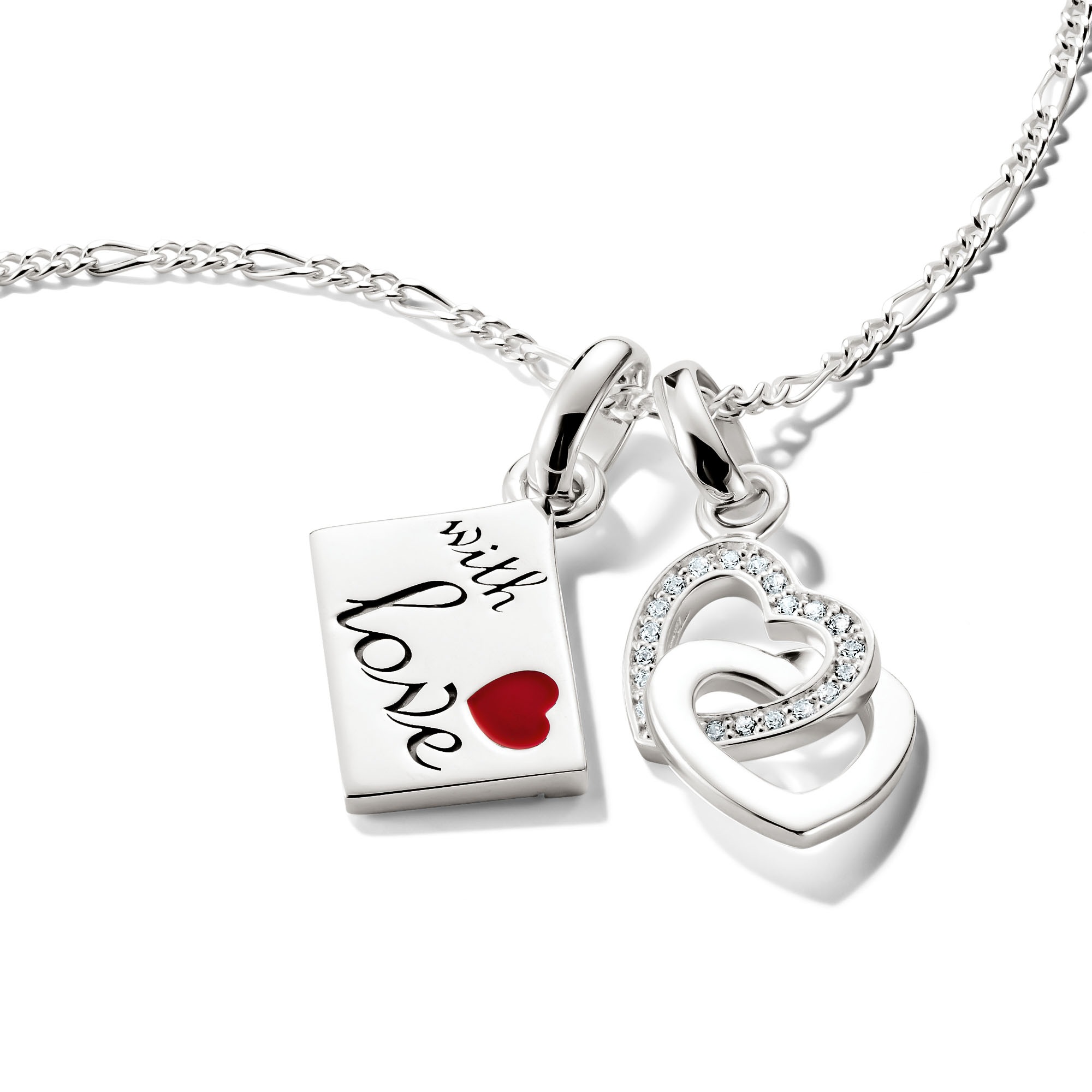 THOMAS SABO Charm-Einhänger »Charm Liebesbrief-Design - Connect, CC1268-664-10«