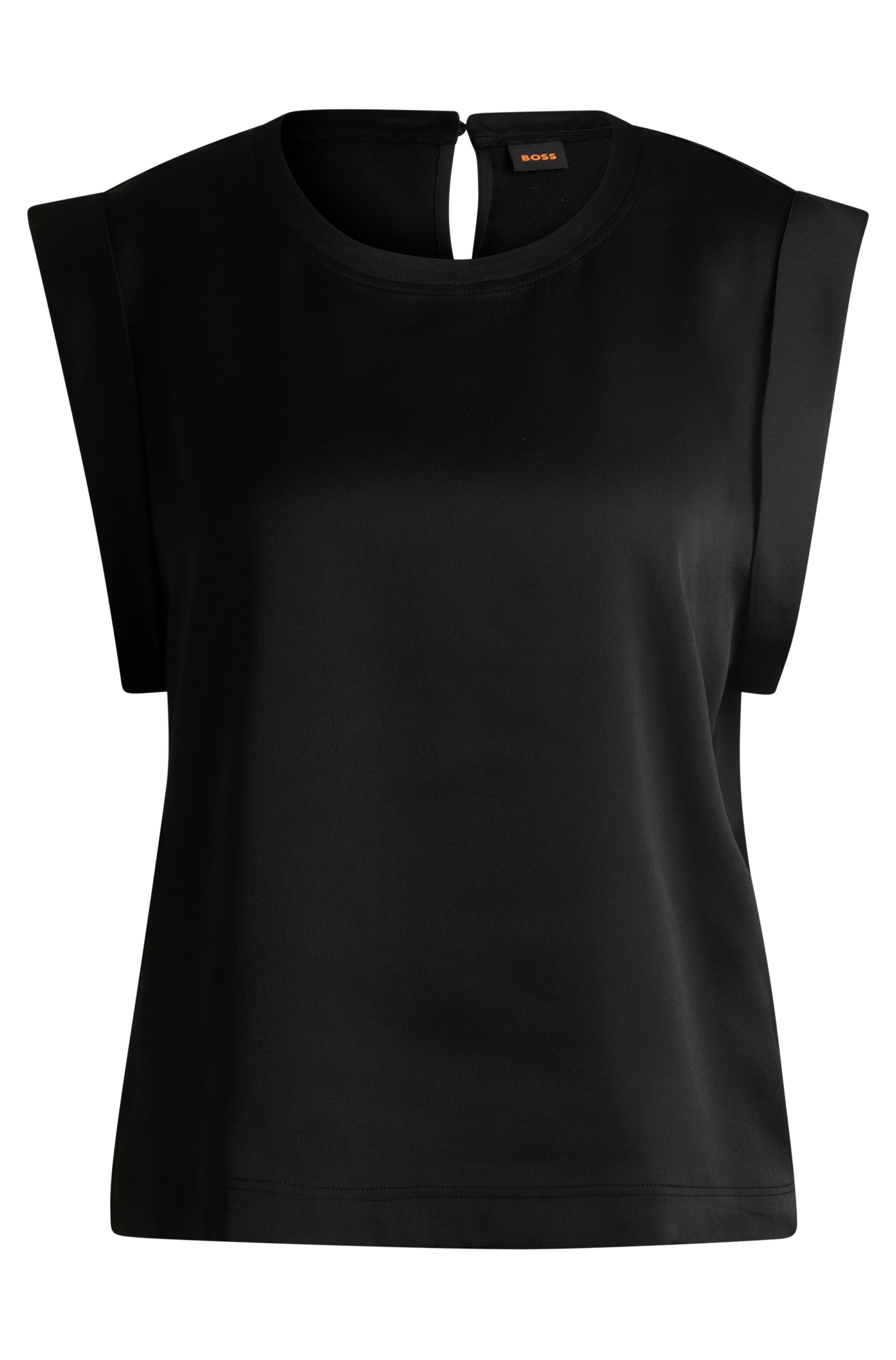 BOSS ORANGE Klassische Bluse »C_Ieaska«, Satin Qualität