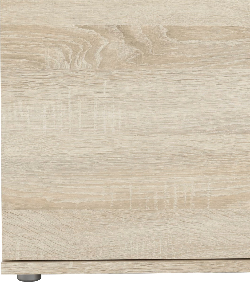 INOSIGN Sideboard »Nova, Aufbewahrung, Schubladenschrank, Sideboard,«, 2 Türen, 3 Schubladen, grifflos, Breit e120 cm, Höhe 84 cm