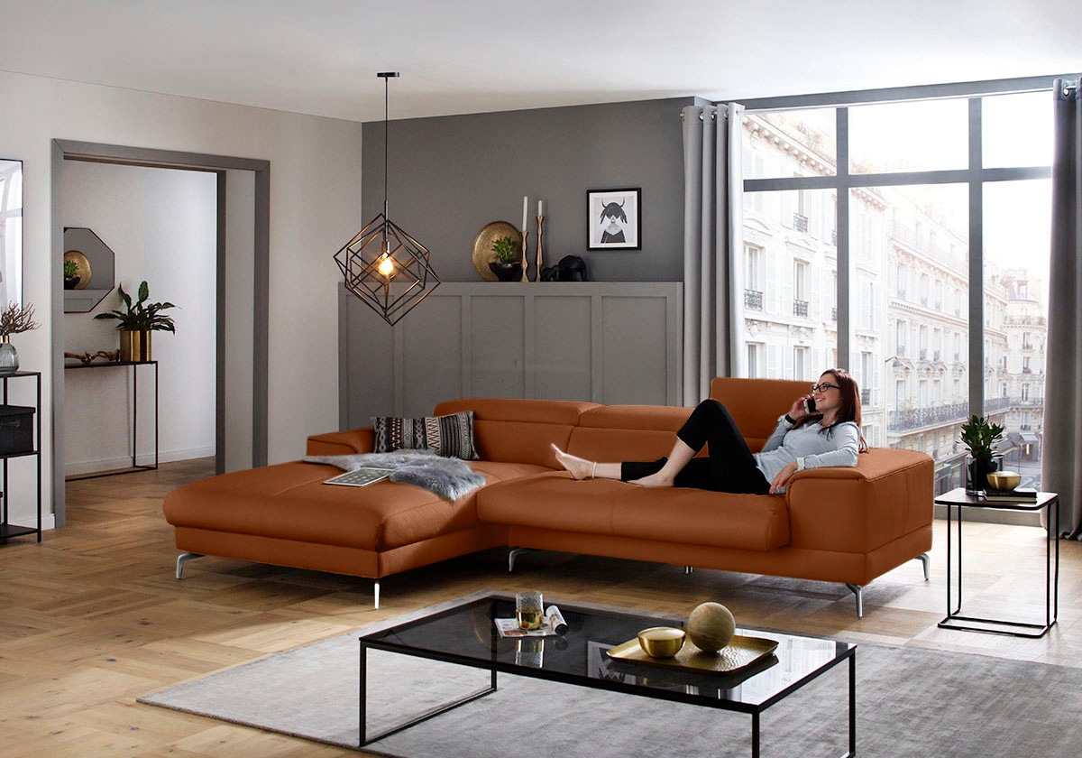 W.SCHILLIG Ecksofa »piedroo, Designsofa mit tollem Sitzkomfort, bequem und günstig online kaufen