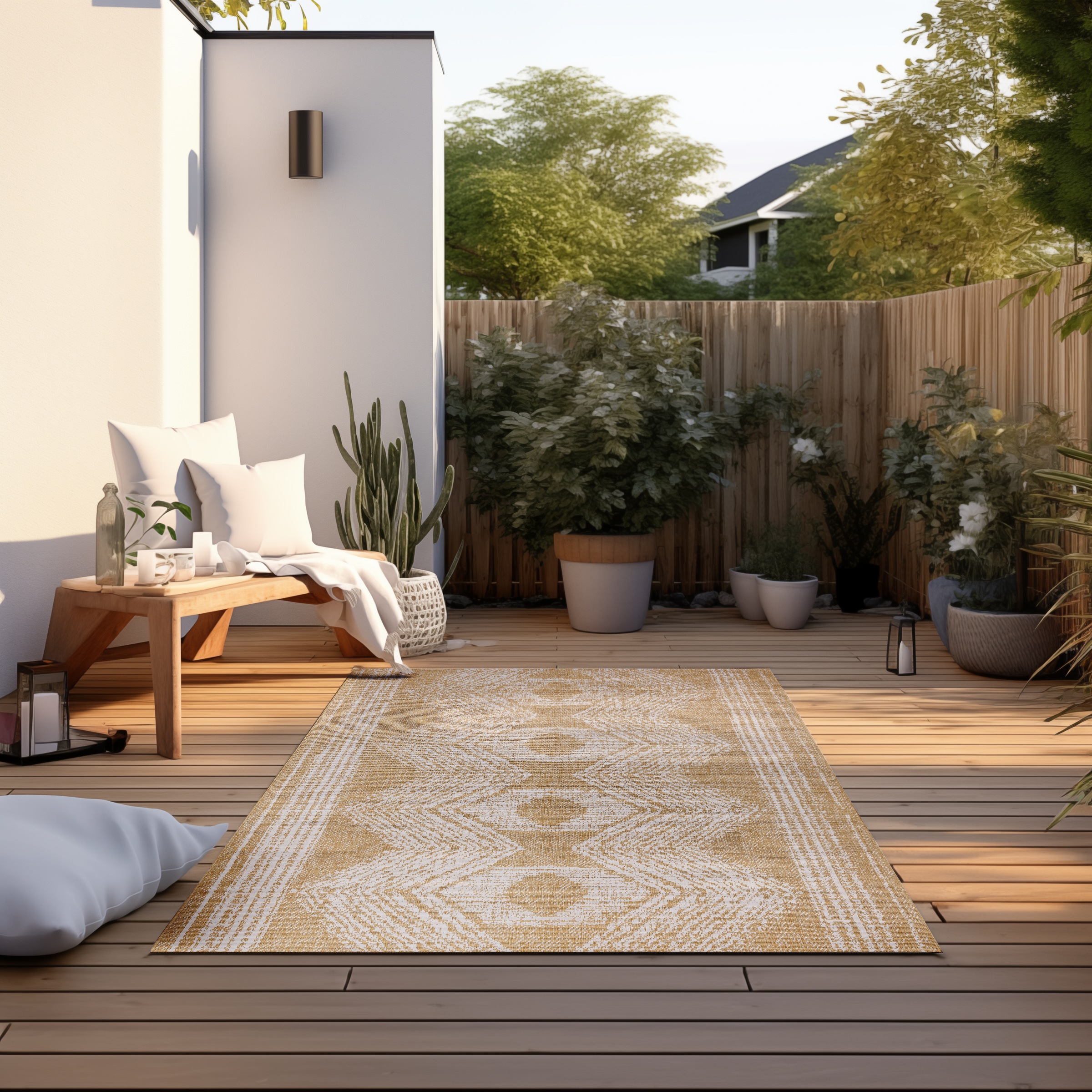 ELLE DECORATION Teppich »Merge, In- und Outdoor«, rechteckig, 5 mm Höhe, Fl günstig online kaufen