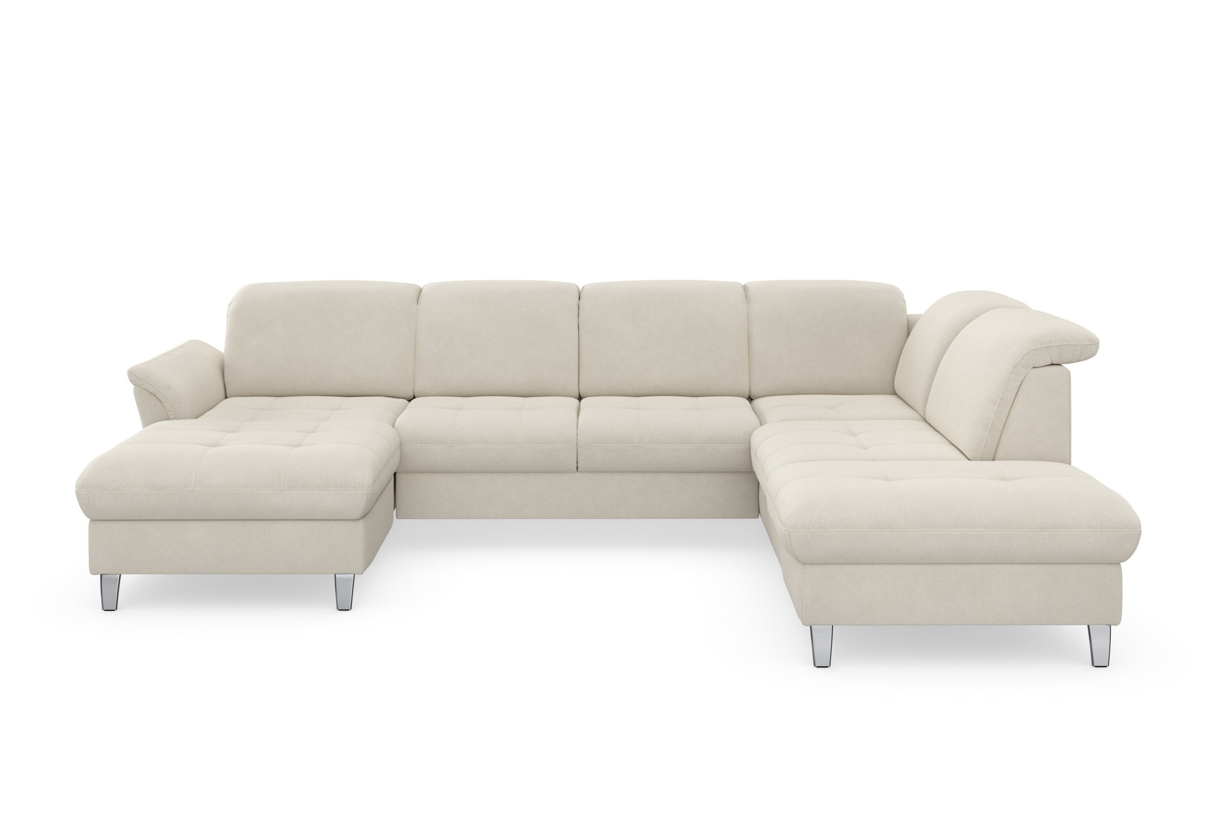 sit&more "Maggiore U-Form" wahlweise mit Kopfteilverstellung, Bettfunktion günstig online kaufen