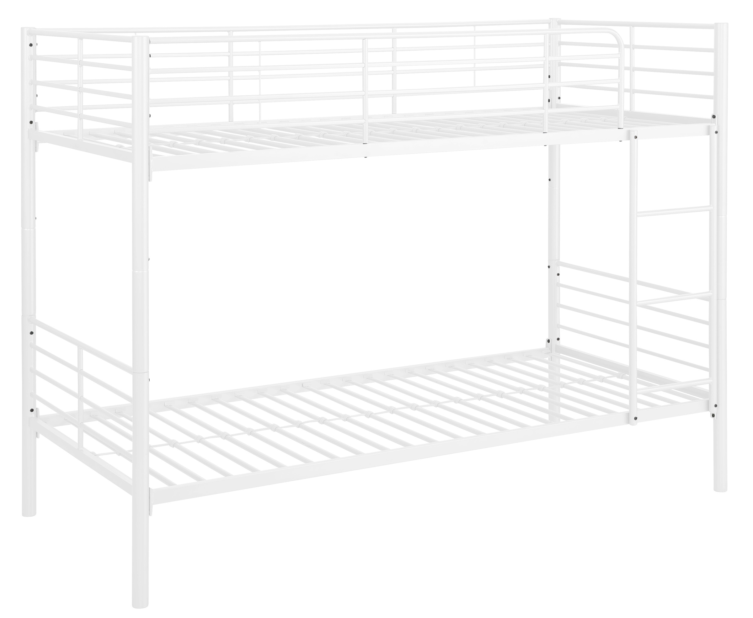 Lüttenhütt Etagenbett »Hayo, Belastbarkeit 250 KG! Metallbett, Stockbett«, (teilbar in 2 Einzelbetten), perfekt für kleine Räume, mehrere Farben, (B/T/H) ca. 208/97/160 cm