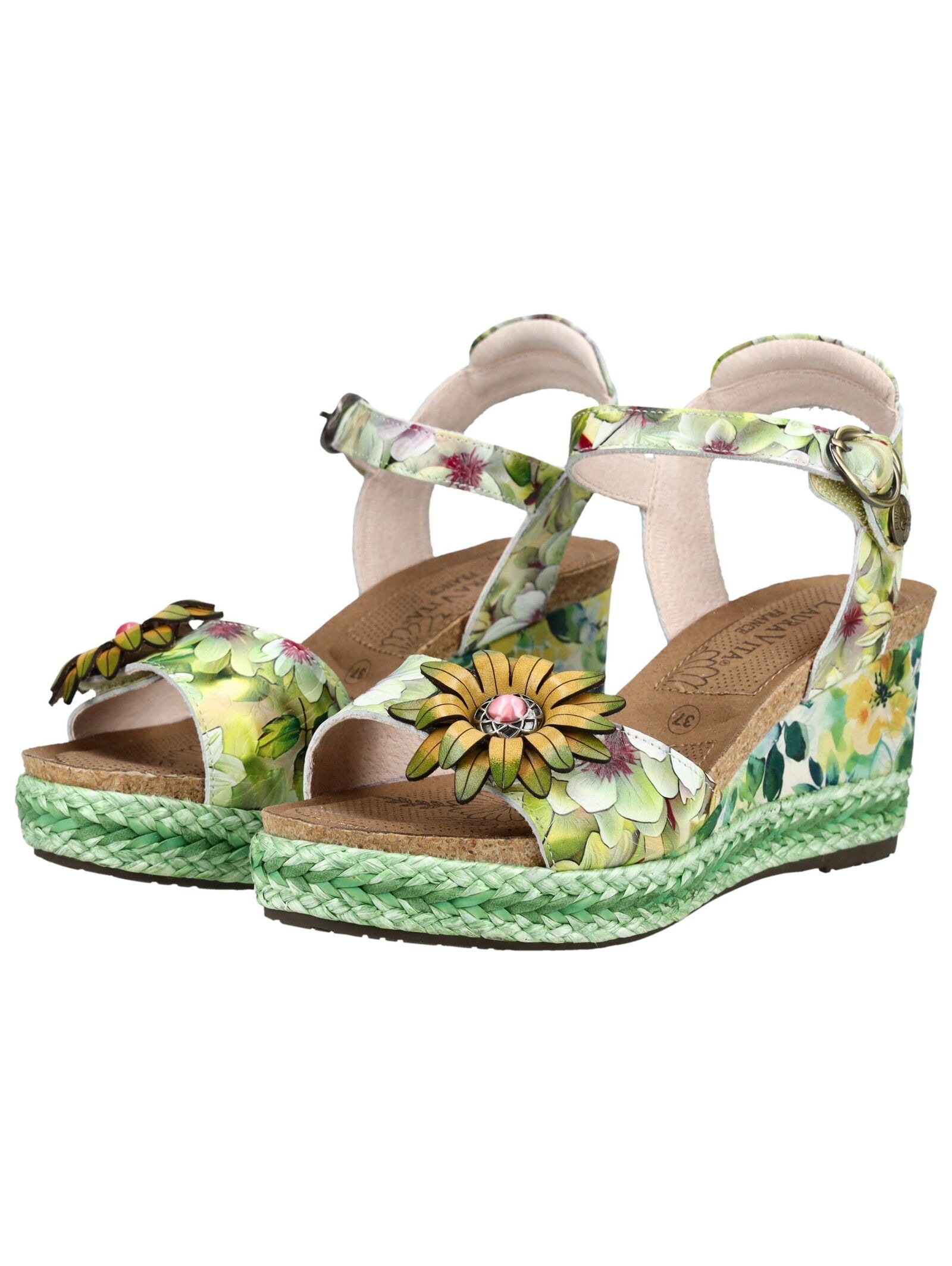 LAURA VITA High-Heel-Sandalette »LAURA VITA Sandalen Leder«