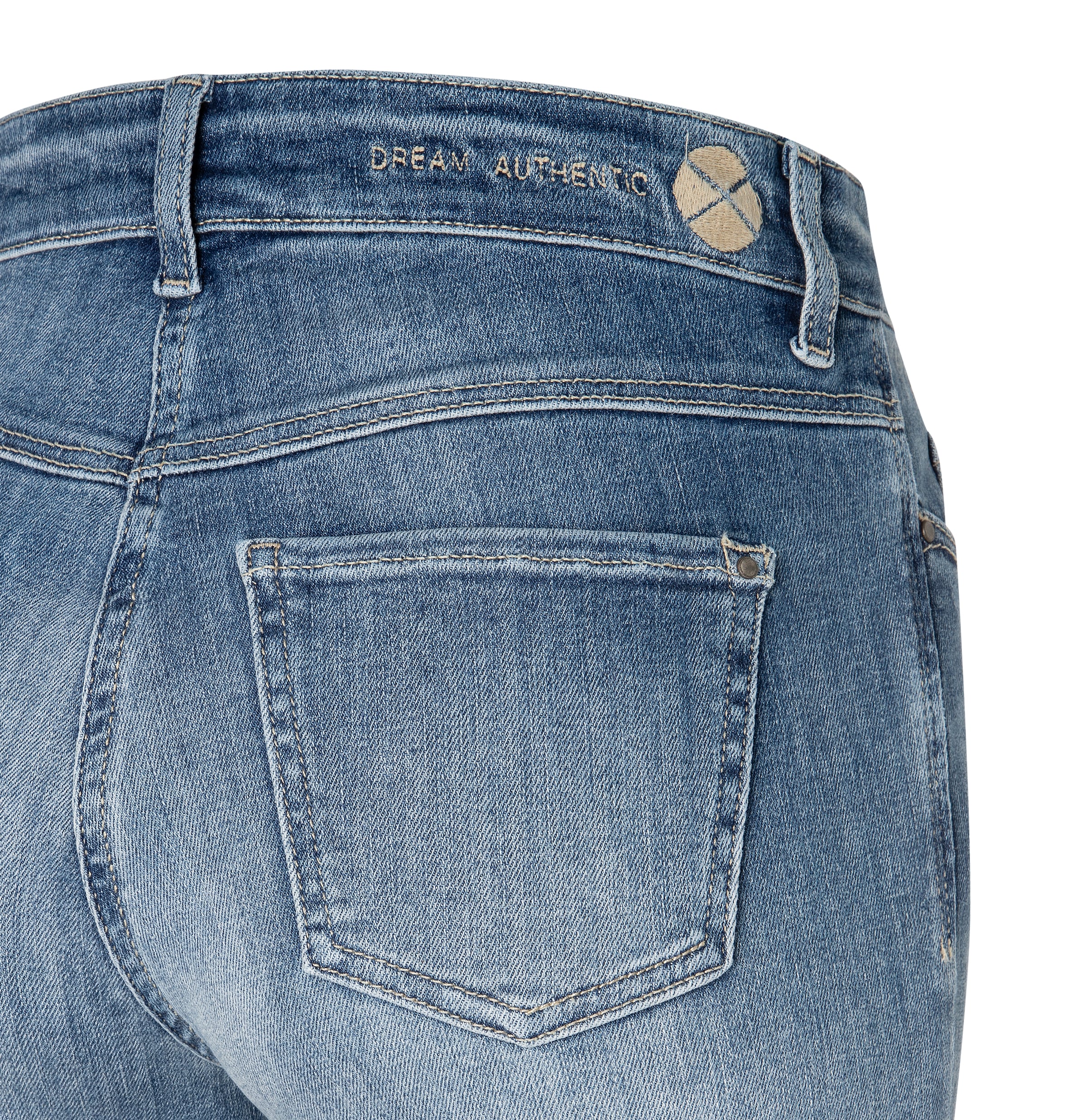 MAC Weite Jeans »Dream Wide authentic« mit formendem Shaping-Effekt