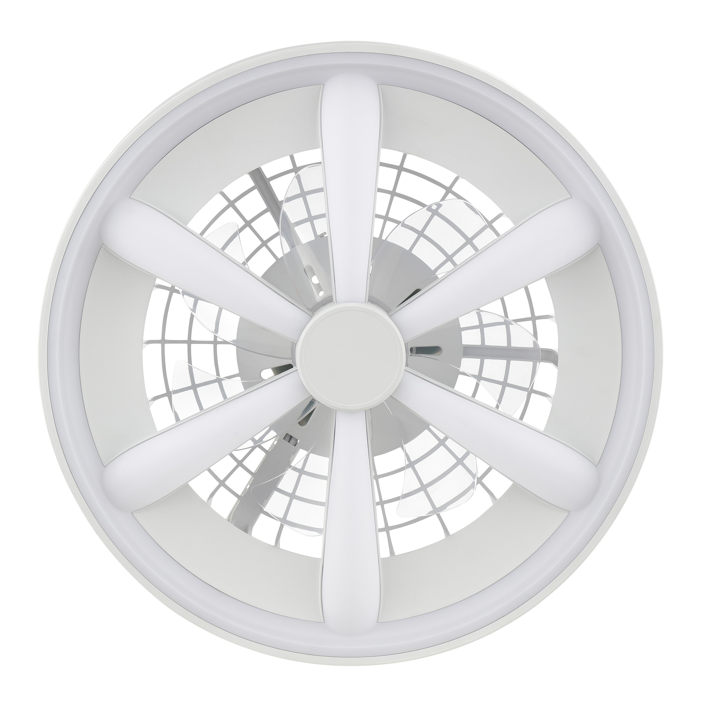 Brilliant LED Deckenleuchte »Gaiano«, 1 flammig, Ø 48cm mit Ventilator, 6400 lm, dimmbar, RGB, 2700-6500 K