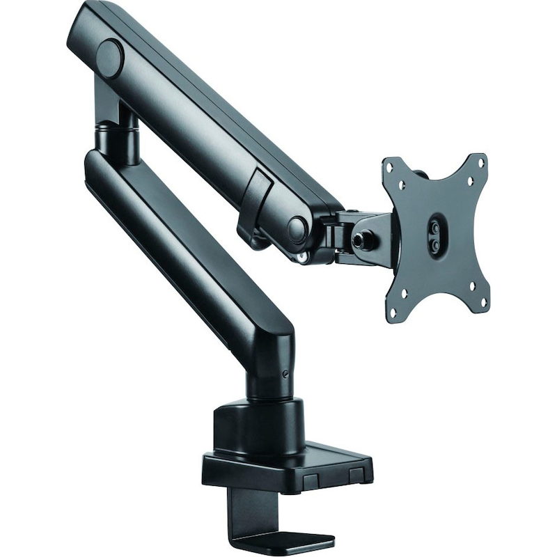 ICY BOX Monitor-Halterung »Ständer mit Tischhalterung für einen Monitor bis zu 32 (81cm)« federunterstützter Mechanismus schwarz