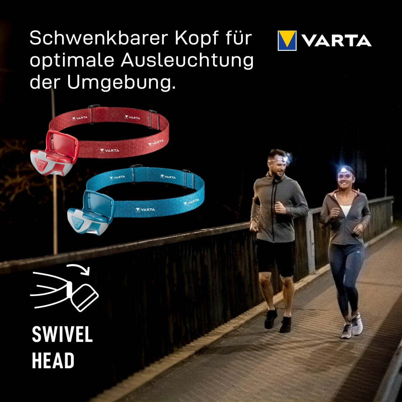 VARTA Kopflampe »VARTA Outdoor Sports H10 Pro inkl. 3xAAA Batterien«