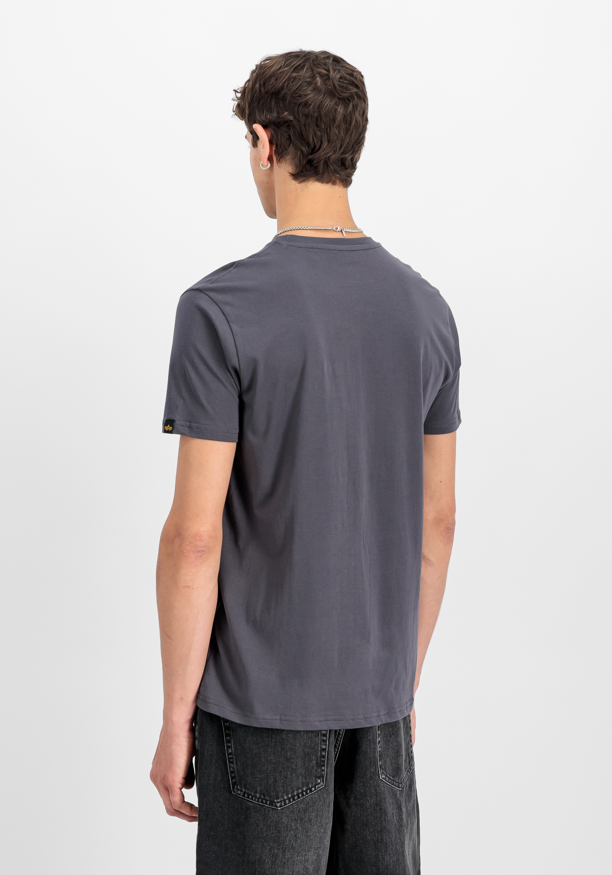 Alpha Industries T-Shirt »Alpha Industries Men - T-Shirts Basic T-Shirt BL Rubber«