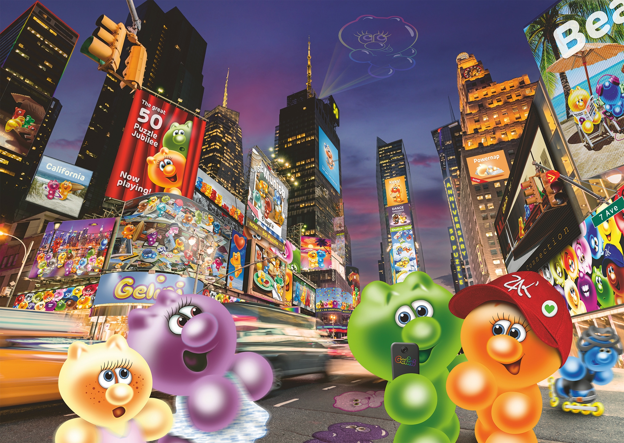 Ravensburger Puzzle »Gelini am Time Square«, Made in Germany