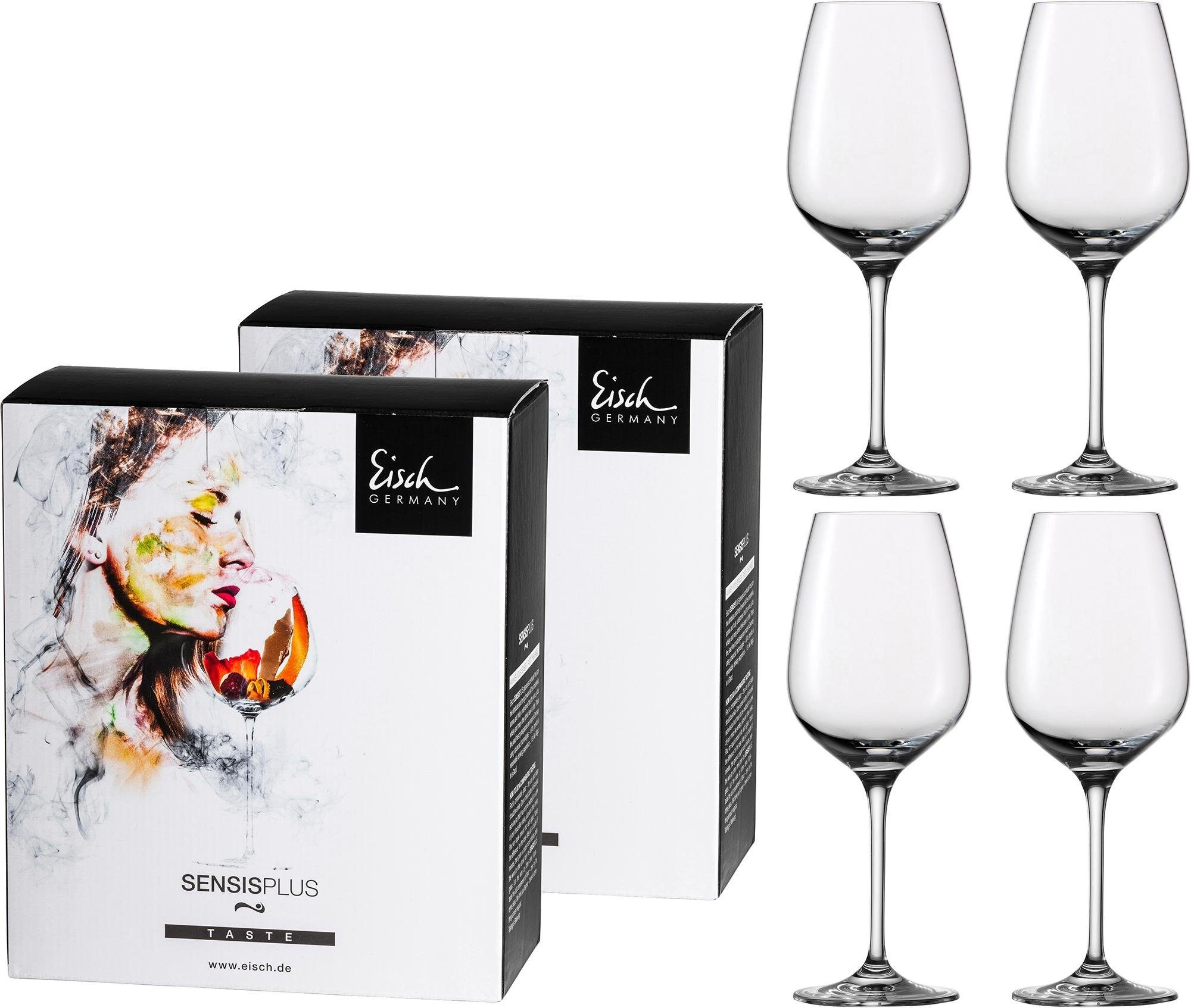 Eisch Germany Weißweinglas »Superior SensisPlus«, (Set, 4 tlg.), Bleifrei, 310 ml, 4-teilig
