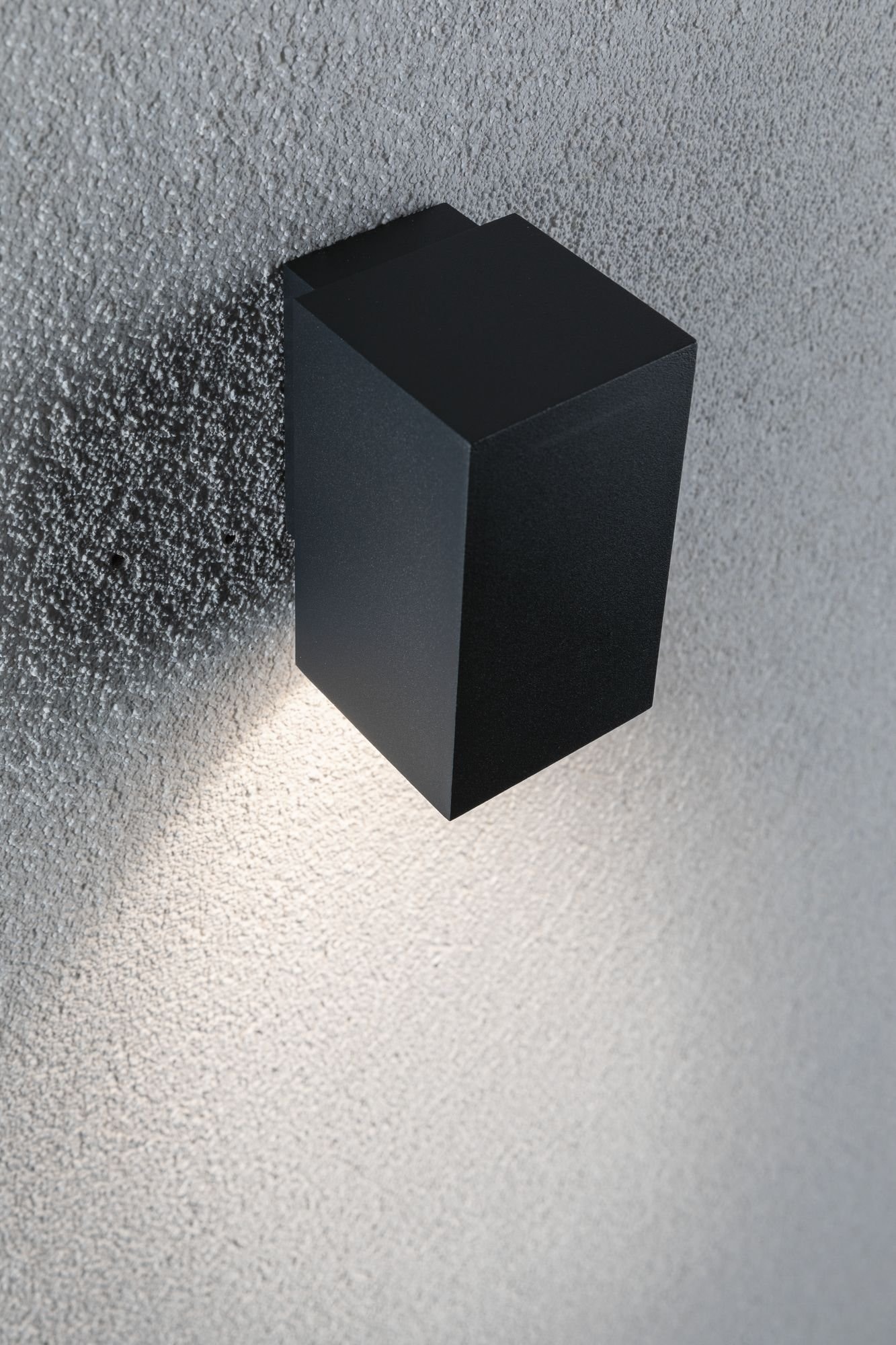 Paulmann LED Außen-Wandleuchte »Flame eckig 58x75mm 3000K 3,8W 320lm 230V Aluminium«, 1 flammig, IP44
