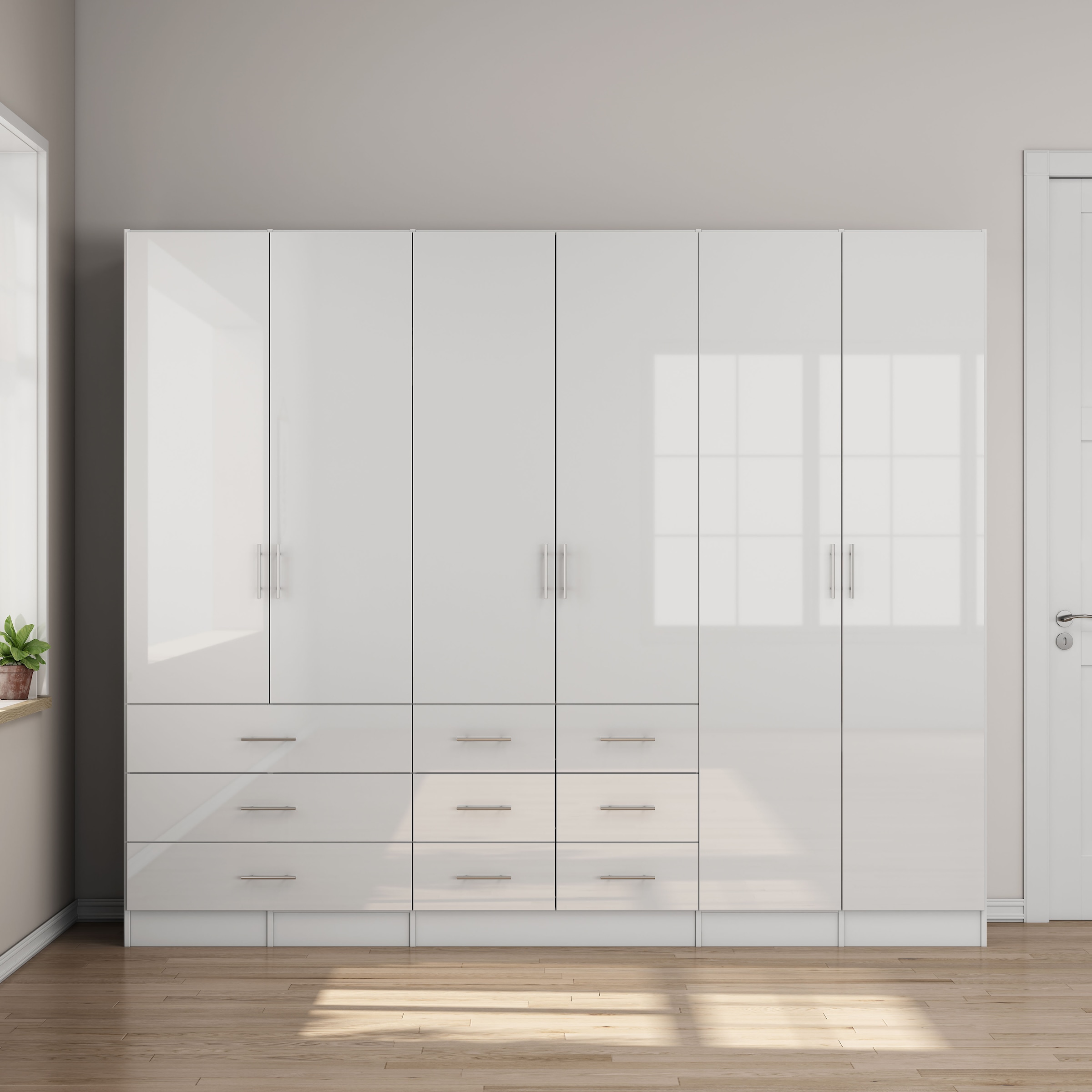 OTTO home Kleiderschrank »Trento Schlafzimmerschrank Garderobe Hochglanz Bestseller«