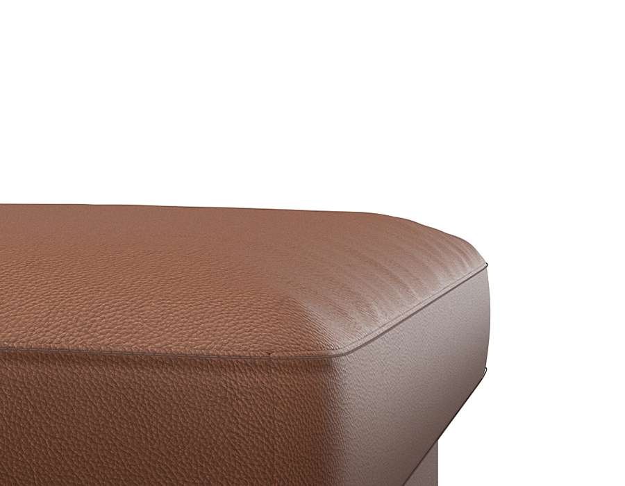 FLEXLUX Pouf »Fiore«, Kaltschaum, Füße Alu