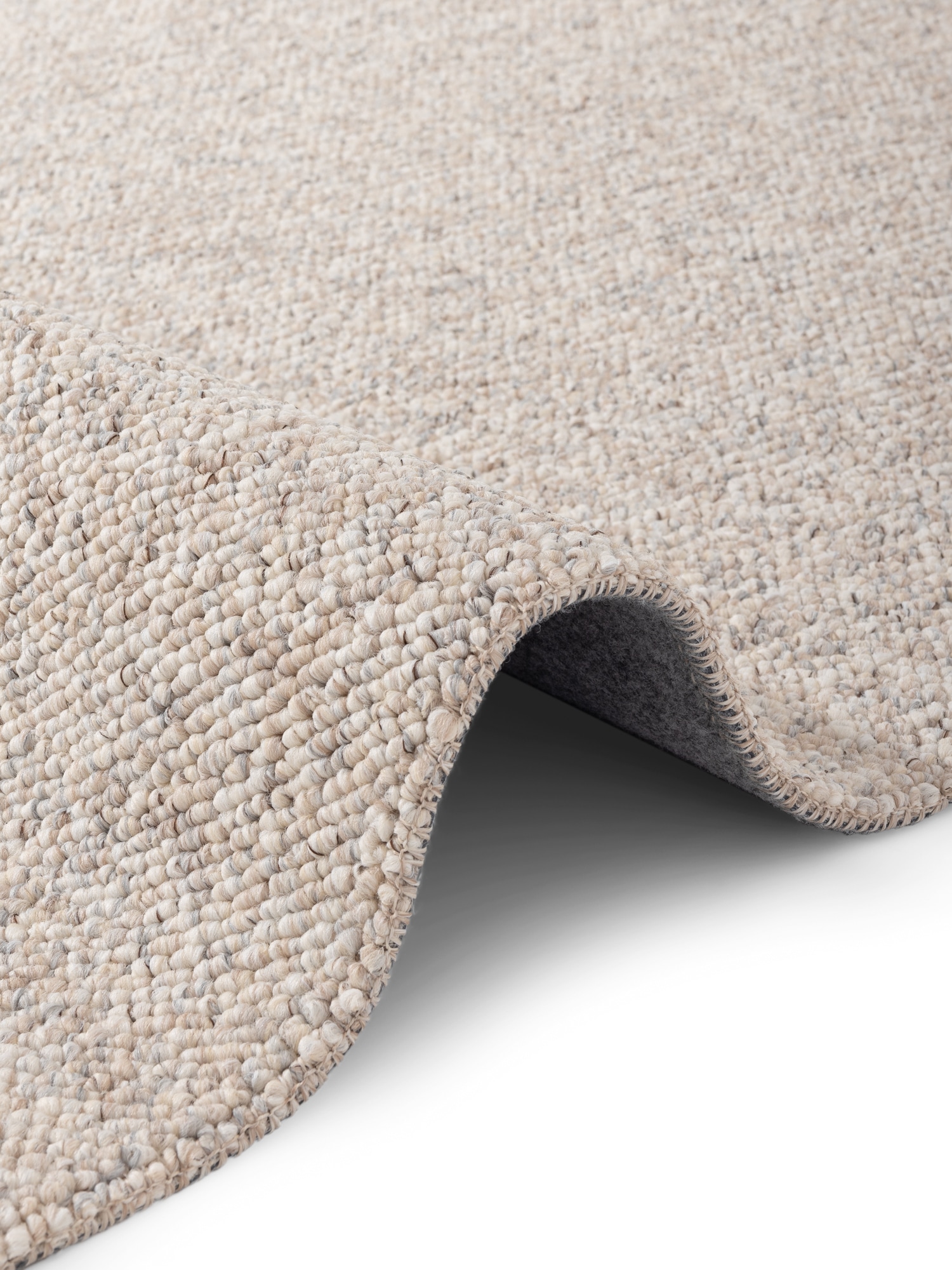 ELLE DECORATION Teppich »Rocco«, rechteckig, 10 mm Höhe, Läufer, waschbar, Wohnzimmer, Esszimmer, Woll-Optik