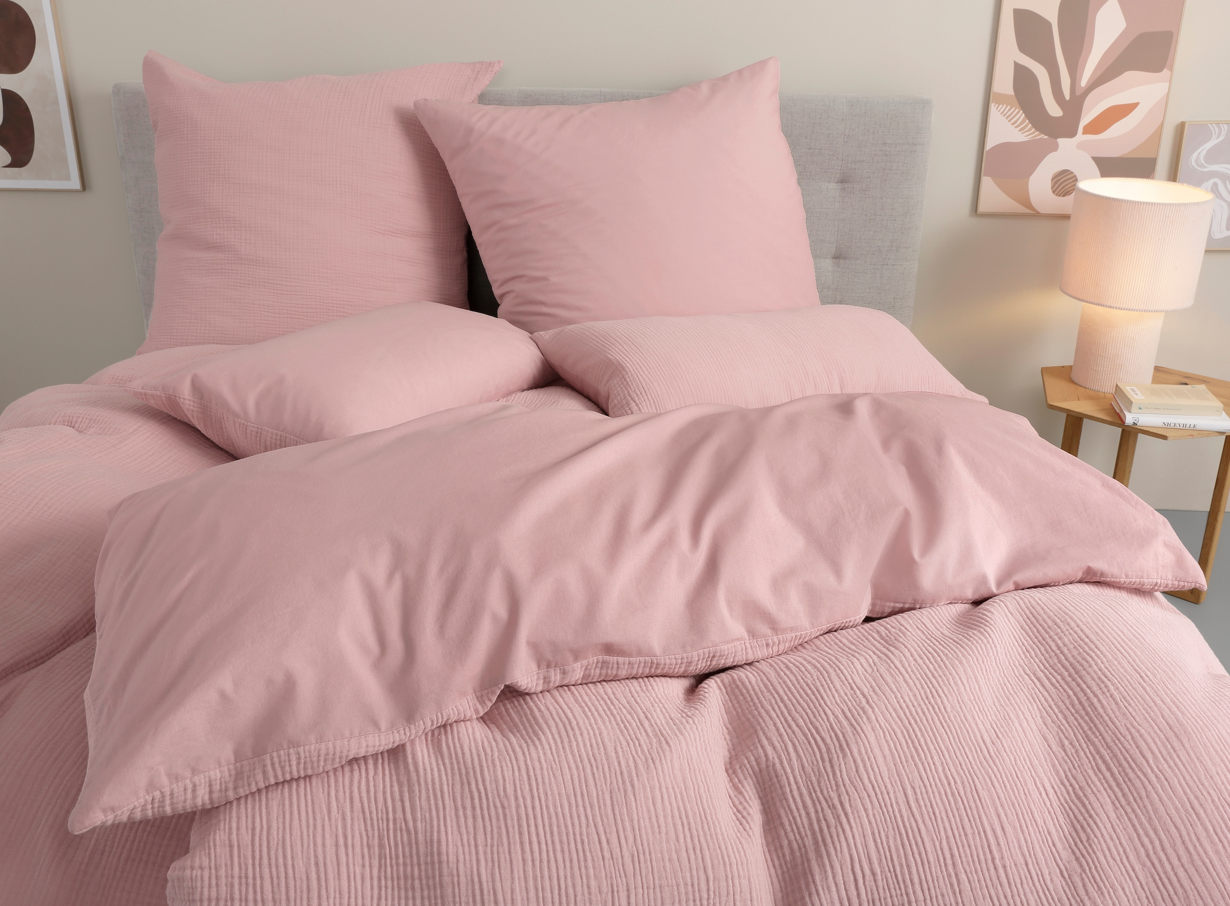 my home Wendebettwäsche »Sari3«, Bettwäsche aus 100% Baumwolle in weichem M günstig online kaufen