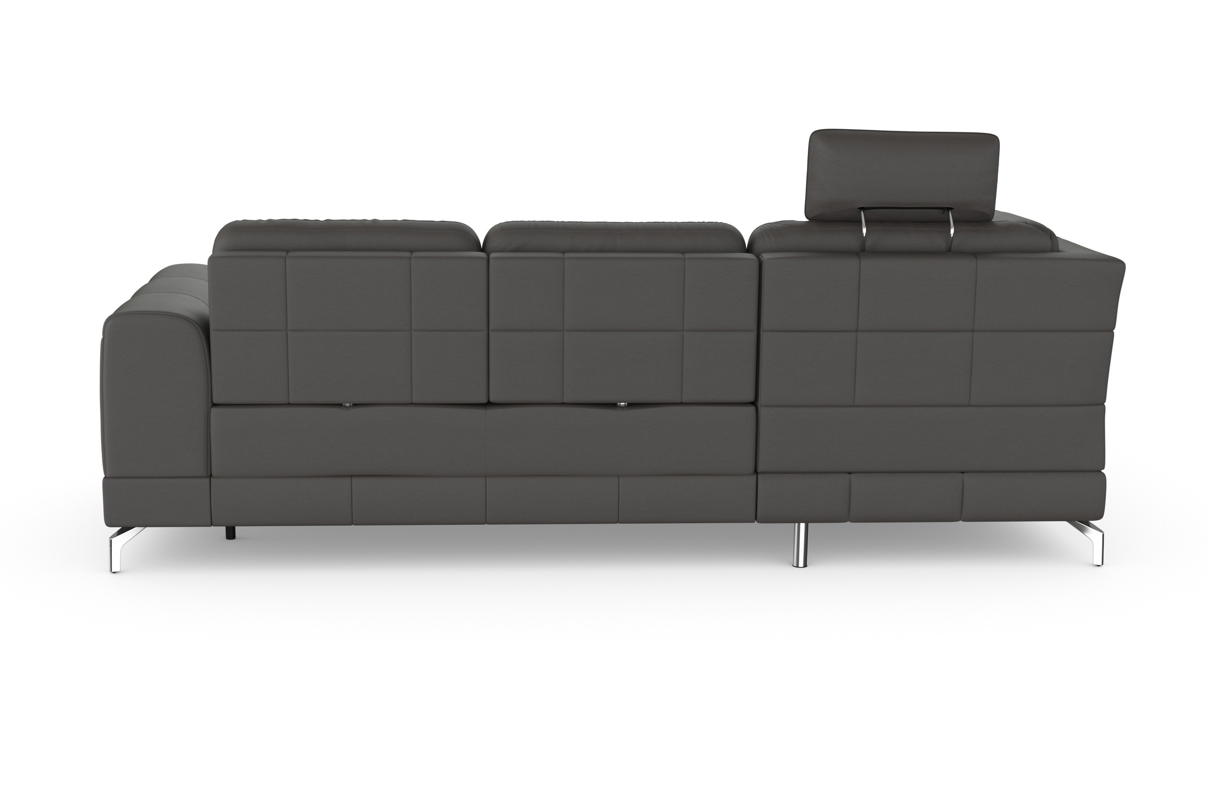 sit&more Ecksofa »Bendigo L-Form«, inklusive Sitztiefenverstellung, Bodenfreiheit 12 cm, in 2 Fußfarben