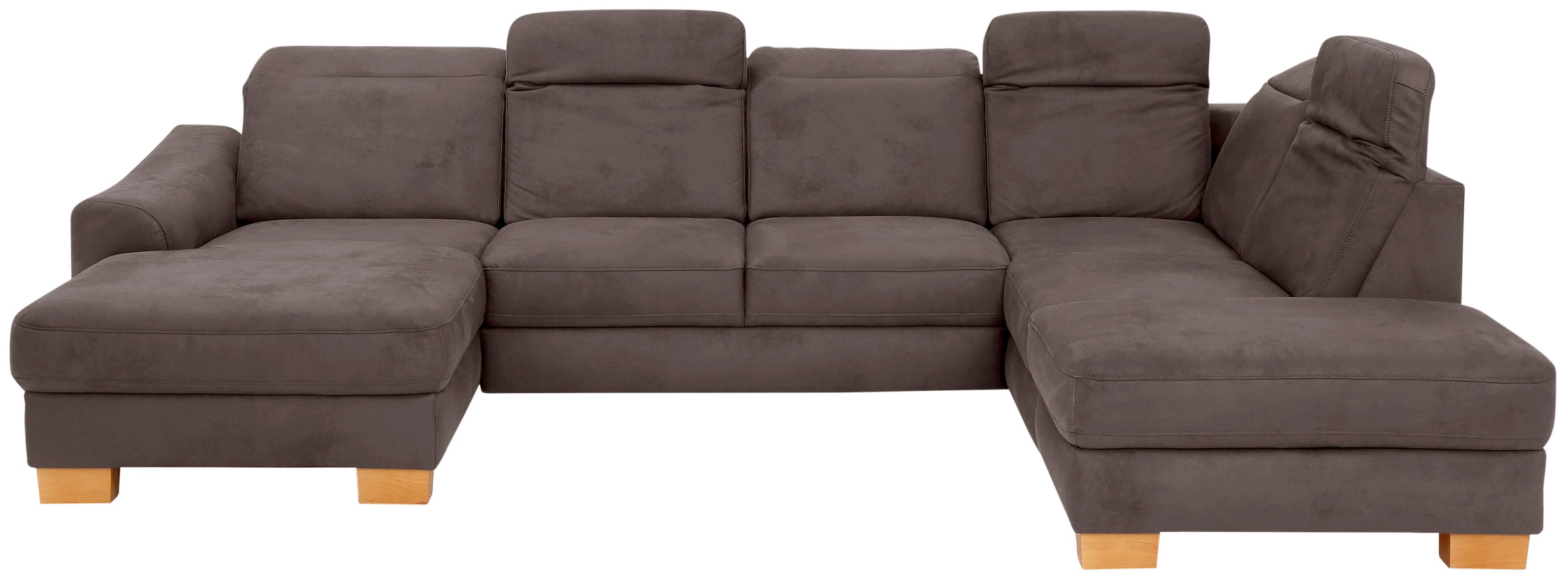 Home affaire Wohnlandschaft »Dundee U-Form« wahlweise mit Kopfteilverstellu günstig online kaufen