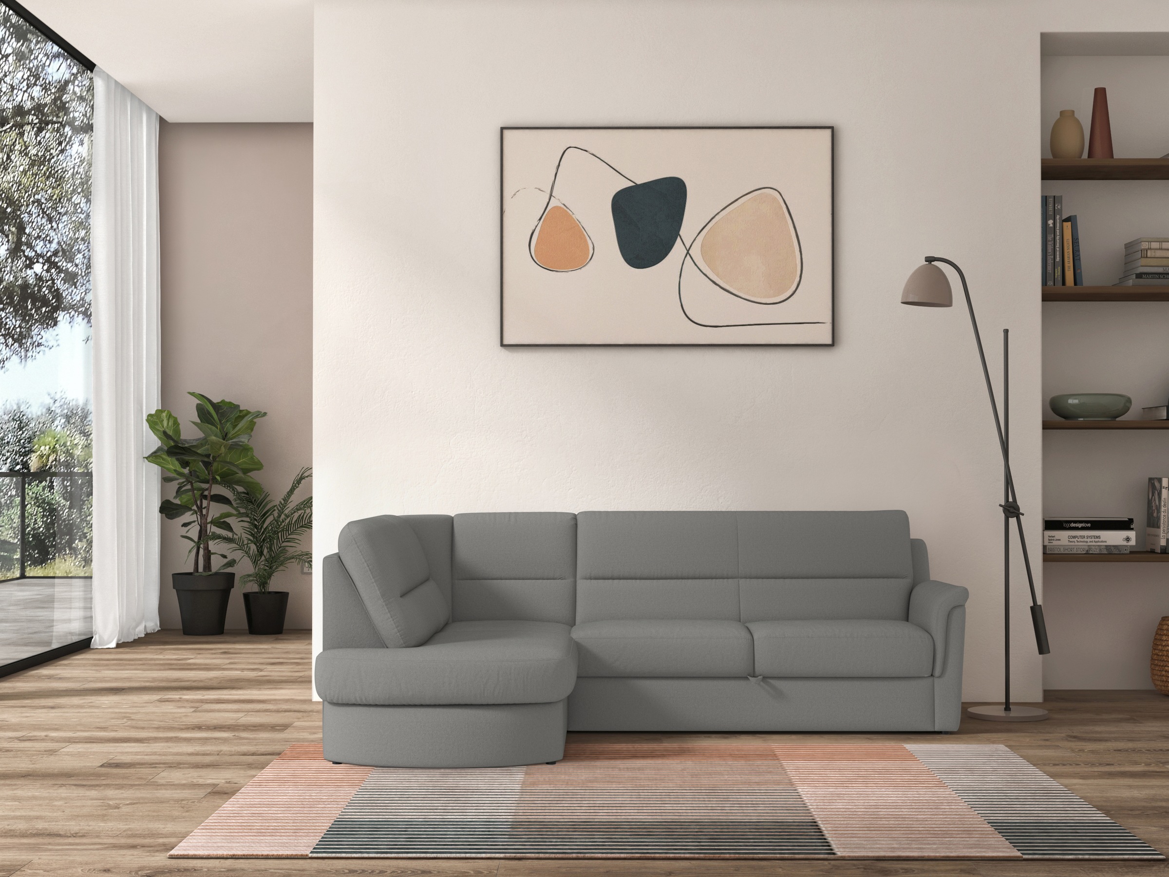 sit&more Ecksofa »Panini L-Form«, wahlweise mit Vorziehsitz und Bettkasten günstig online kaufen