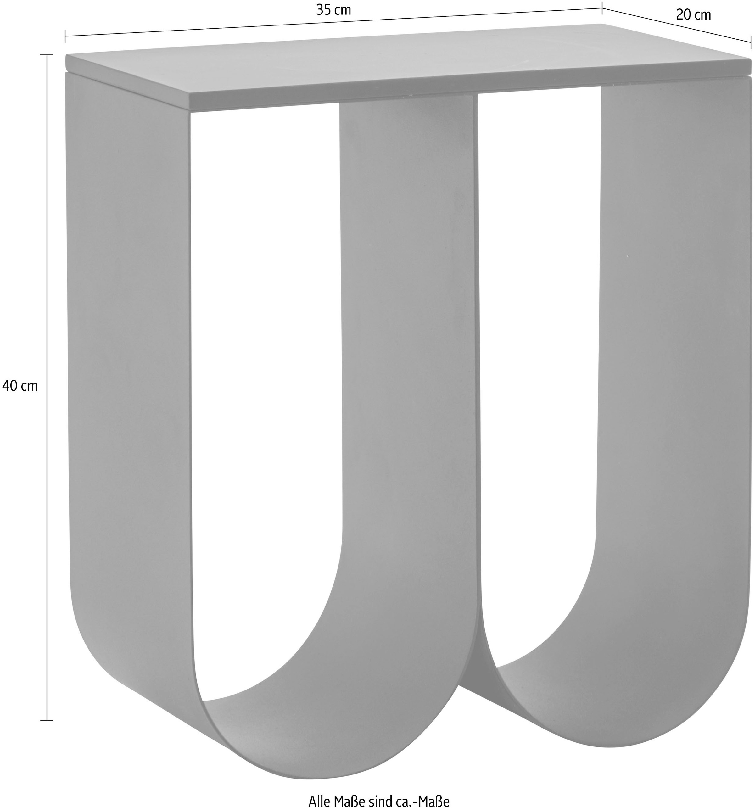 Guido Maria Kretschmer Home&Living Wandregal »Sisterol«, aus pulverbeschichtetem Metall, variabel einsetzbar
