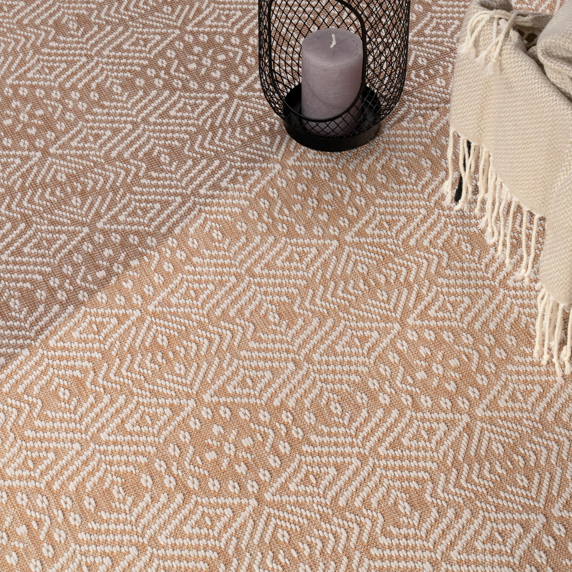 Paco schnell Rauten Home bestellen Outdoor Design, Teppich modernes »Illusion Flachgewebe, geeignet und 329«, rechteckig, bequem und In-