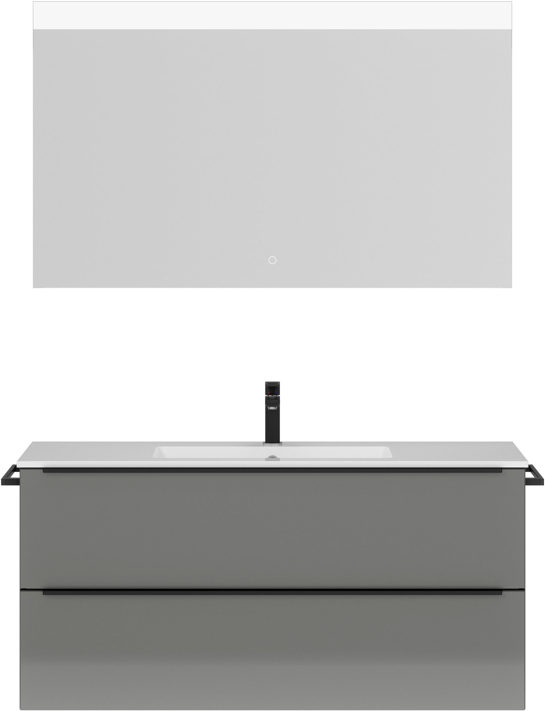 nobilia® Badmöbel-Set »Levere« vormontiert, mit Soft-Close, 2 Stk. tlg. günstig online kaufen