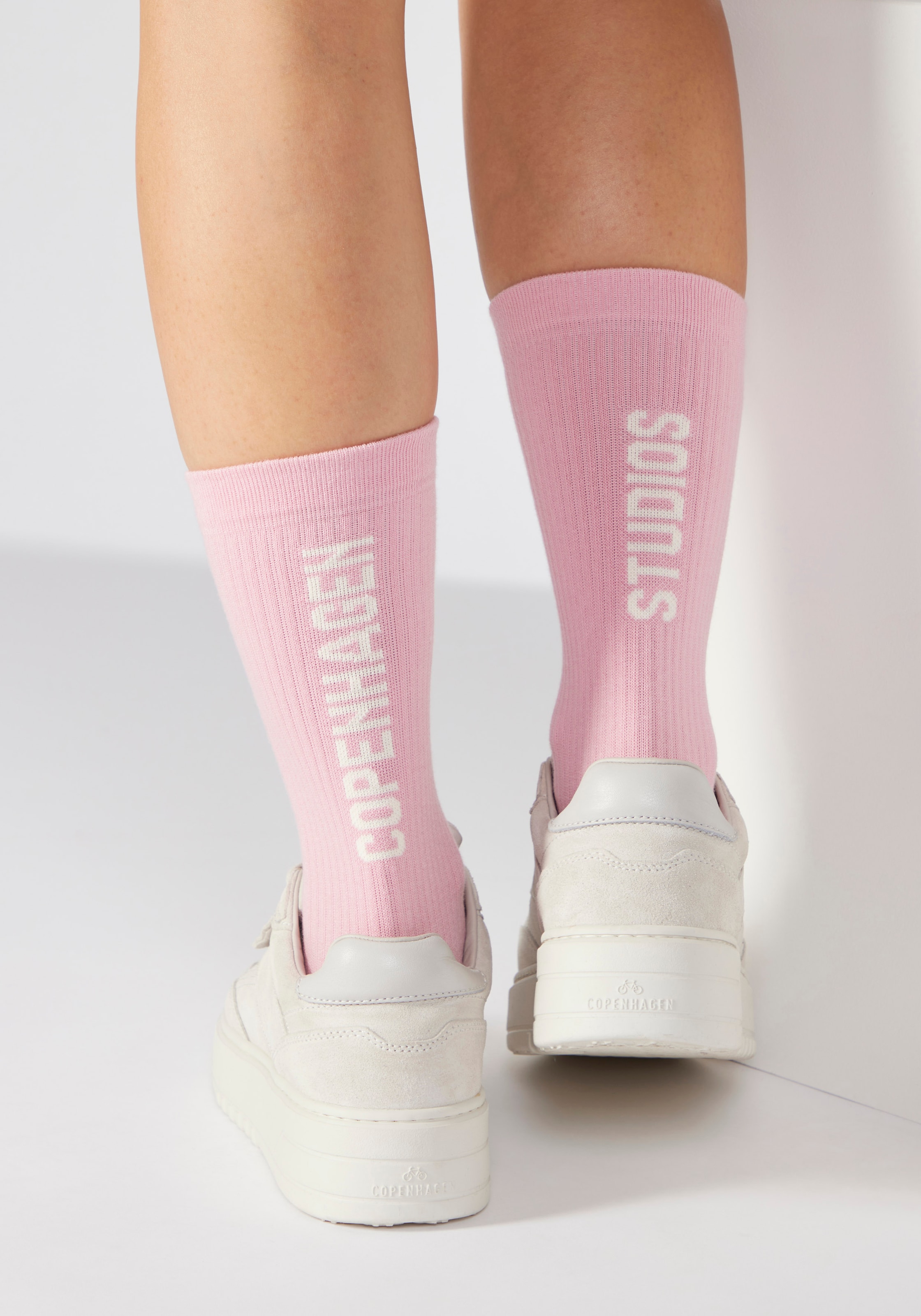 Copenhagen Studios Tennissocken Packung, 3 Stk. tlg. mit großem Schriftzug