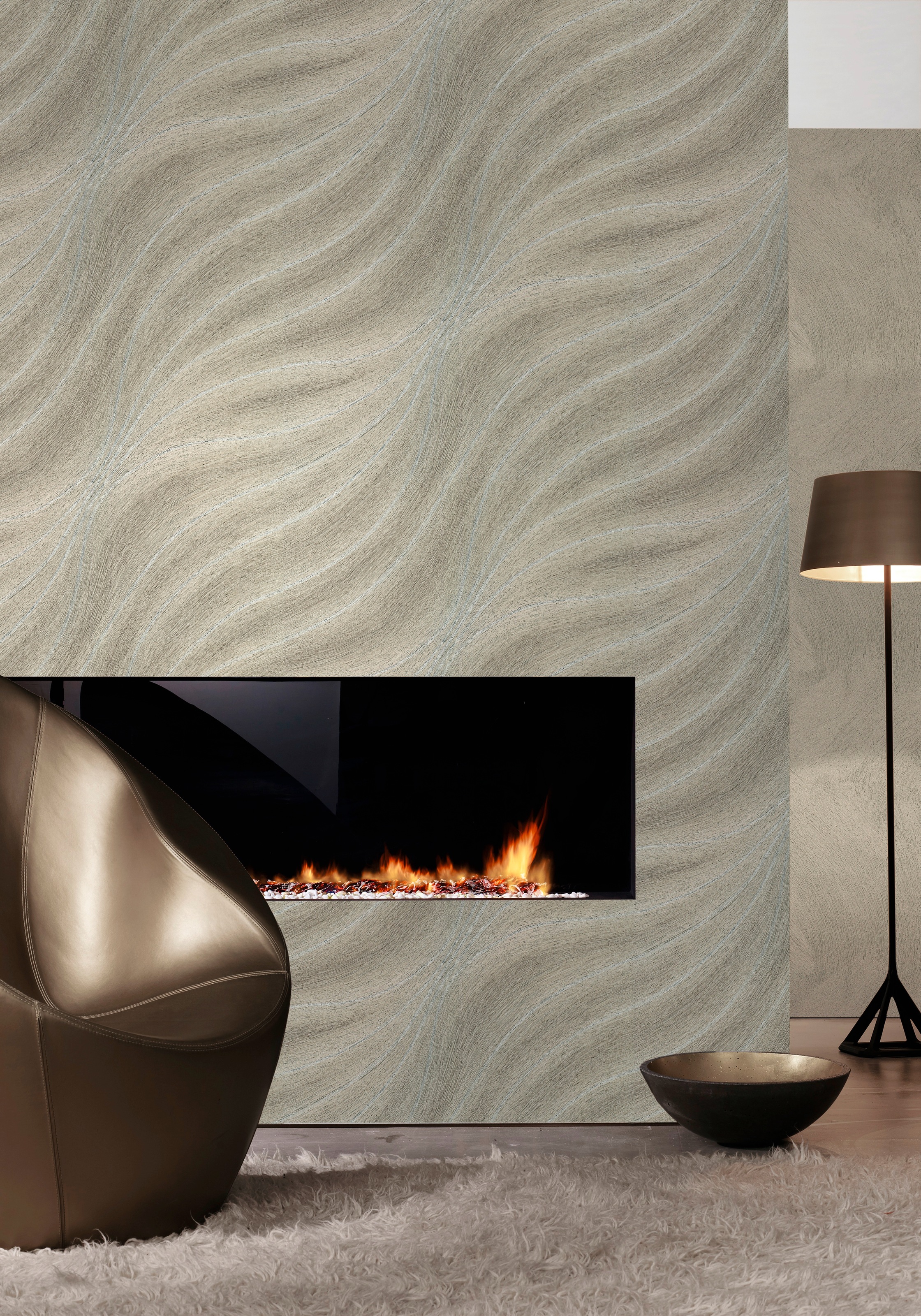 Marburg Vliestapete »Bronze« gemustert moderne Tapete für Wohnzimmer Schlafzimmer Küche