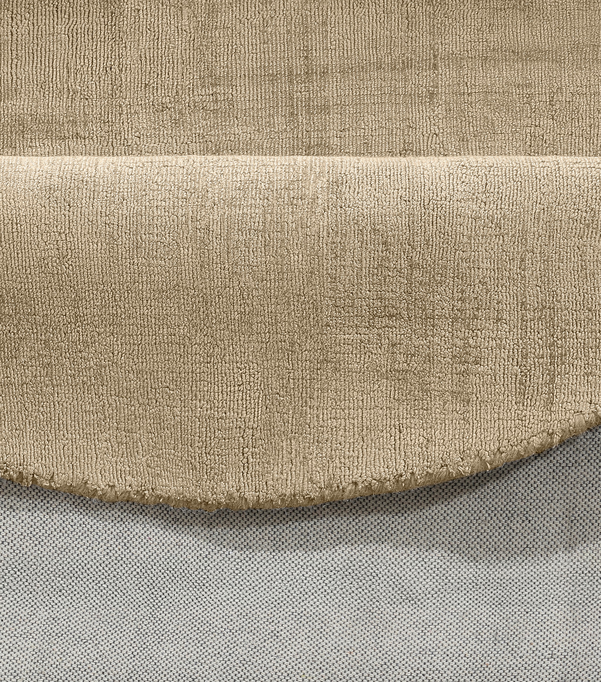 my home Teppich »Shirley, handgewebter Viskose-Teppich, farblich changierend«, rund, 12 mm Höhe, Handweb Teppiche, Wohnzimmer, Schlafzimmer, Esszimmer
