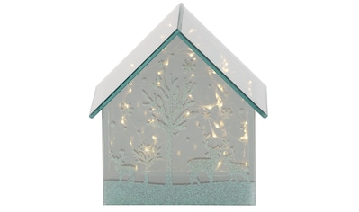 NOOR LIVING Weihnachtshaus »Weihnachtsdeko«, Kirche mit integrierter LED-Beleuchtung,  Höhe 73 cm online bestellen