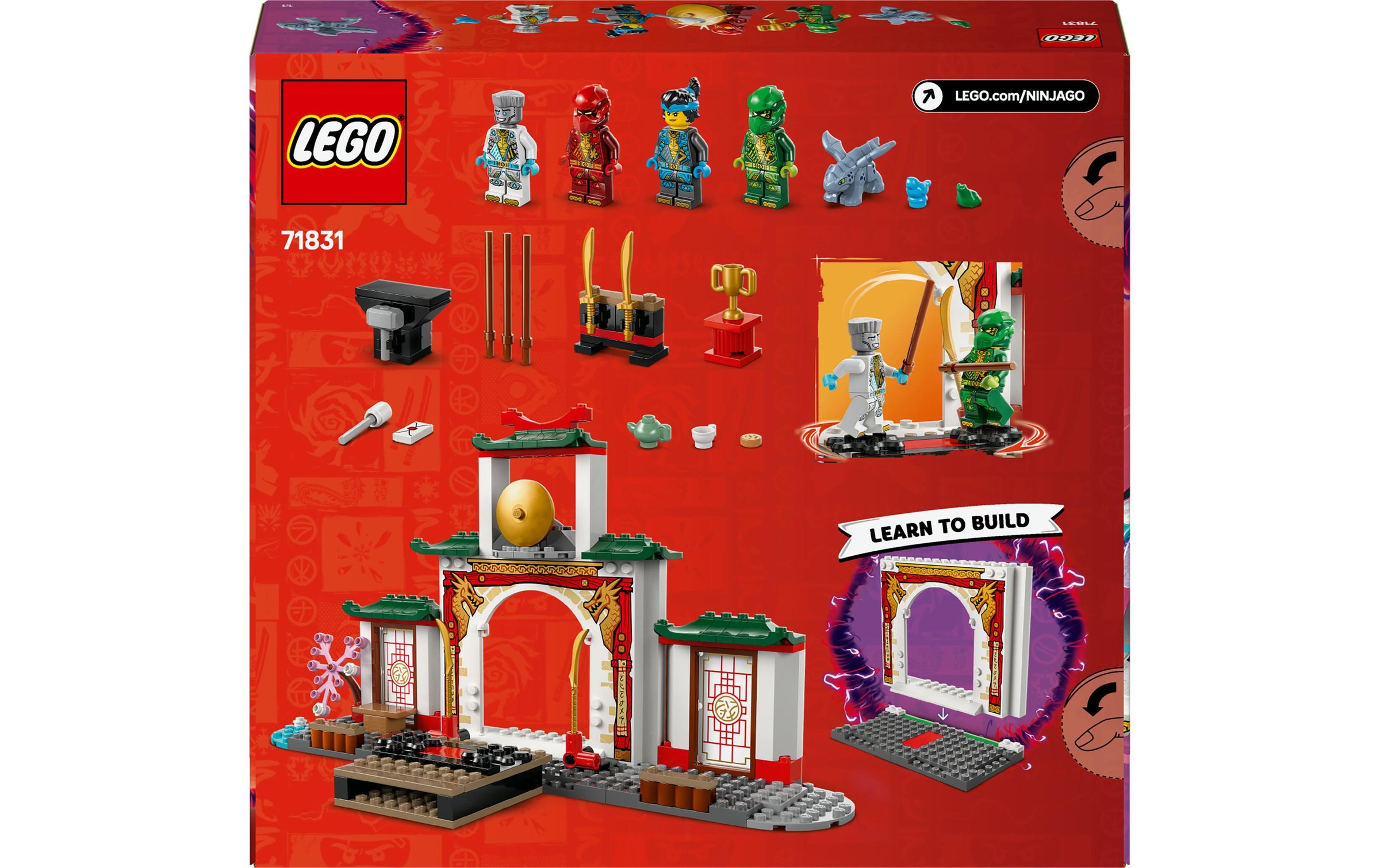 LEGO® Spielbausteine »Ninjago Spinjitzu-Tempel der Ninja 71831«