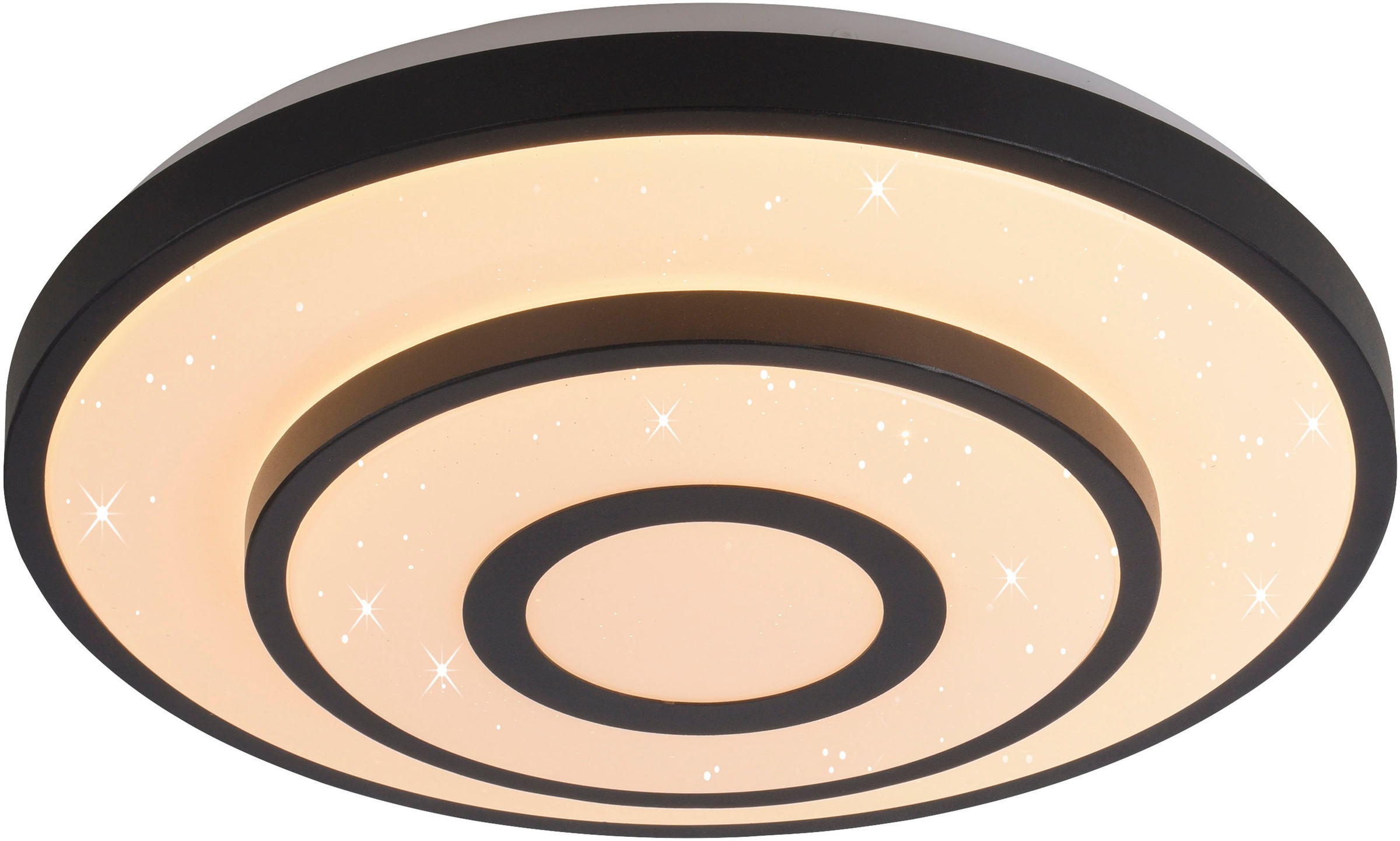 JUST LIGHT LED Deckenleuchte »TURANUS« LED-Board 1 Stk. Warmweiß Starry-Cov günstig online kaufen