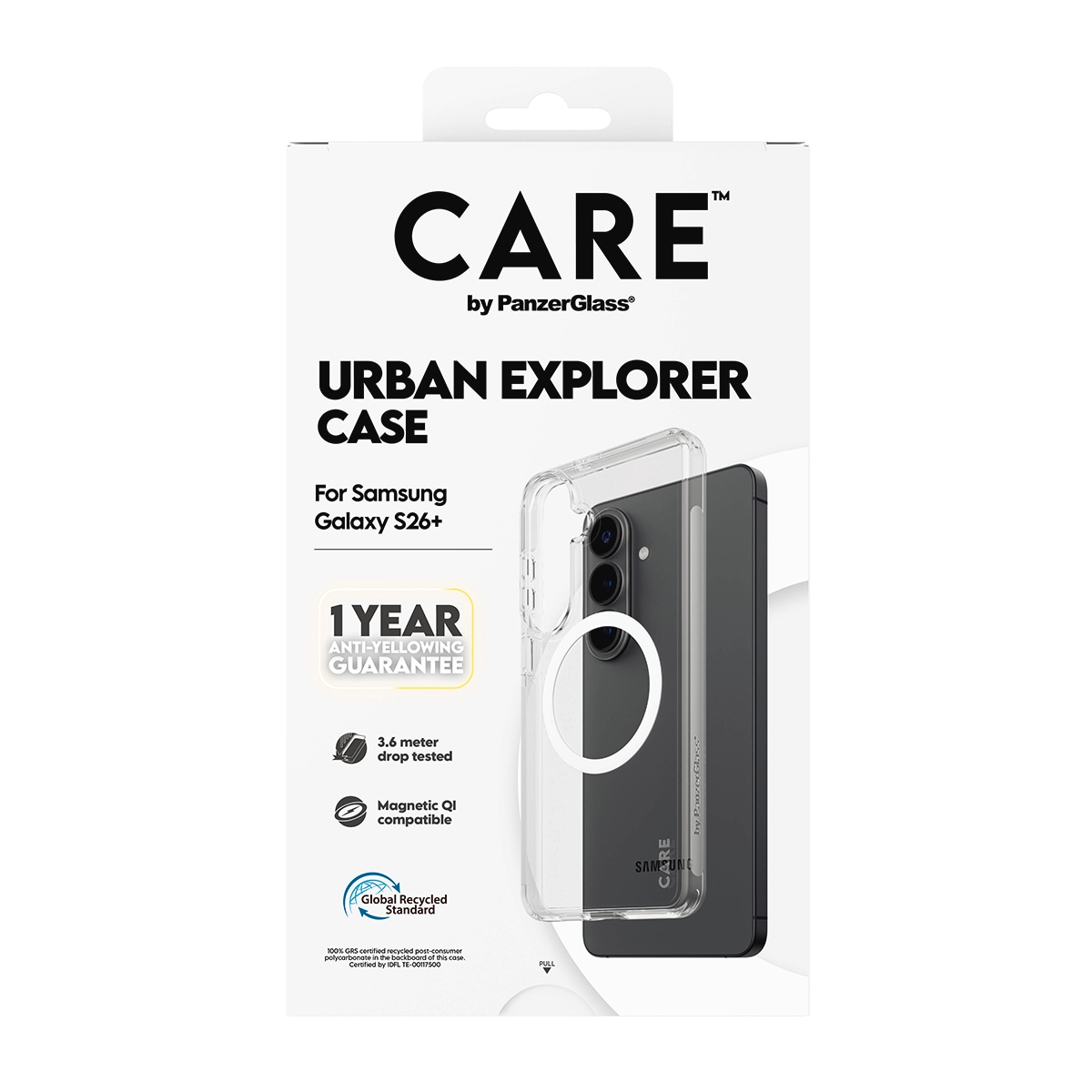 CARE by PanzerGlass Handyhülle »Urban Explorer Case mit Qi für Samsung Galaxy S26+« Samsung Galaxy S26+ Backcover, Schutzhülle, Handyschutzhülle, Case, Schutzcase, stoßfest
