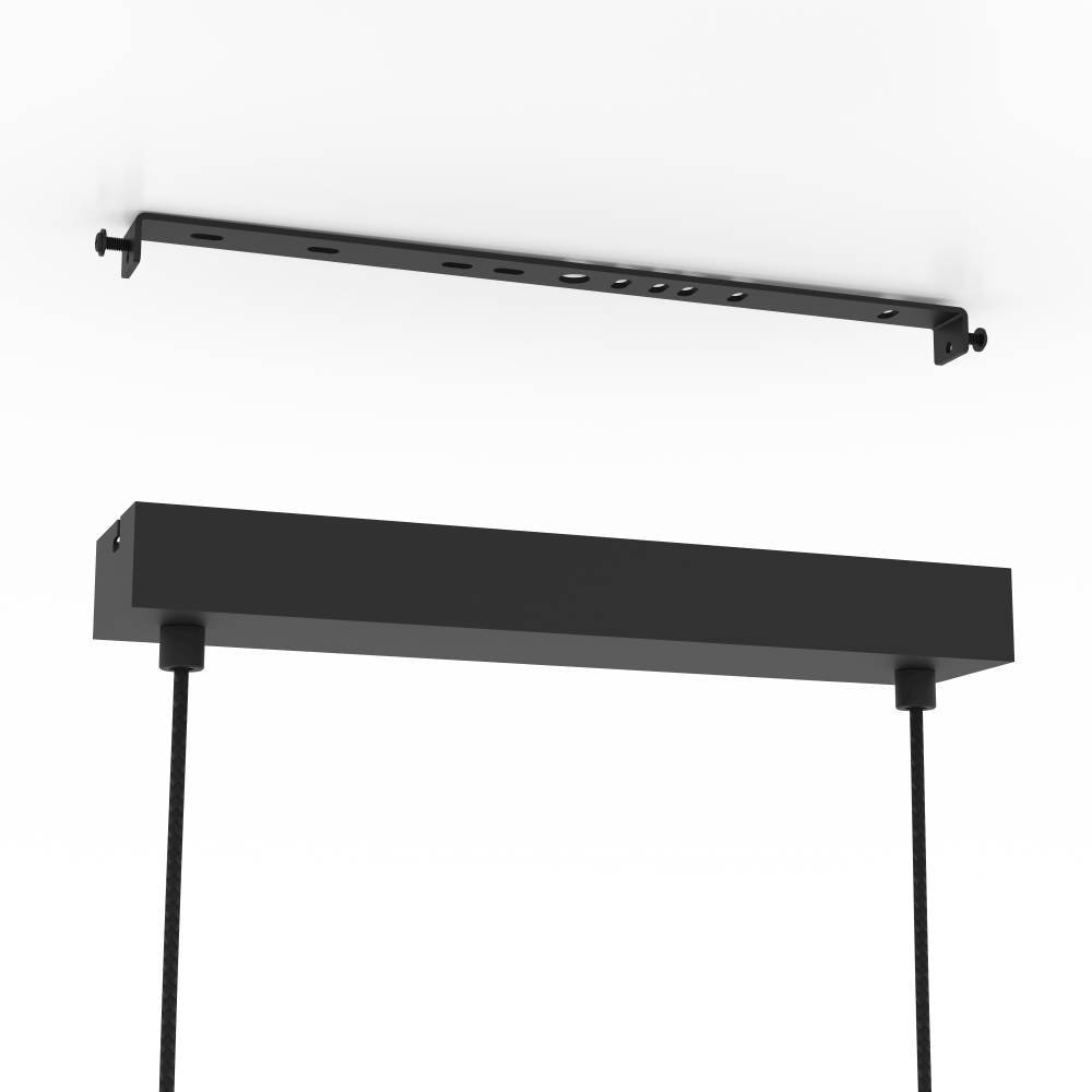 EGLO Hängeleuchte »ANCHORENA-Z Hängelampe, Holz, ZigBee 3.0, Disco-Modus, Pendelleuchte« LED-Modul 1 Stk. Farbwechsler Timer, App / Sprachsteuerung Alexa, 123x5,5x110cm, exkl. Fernbedienung