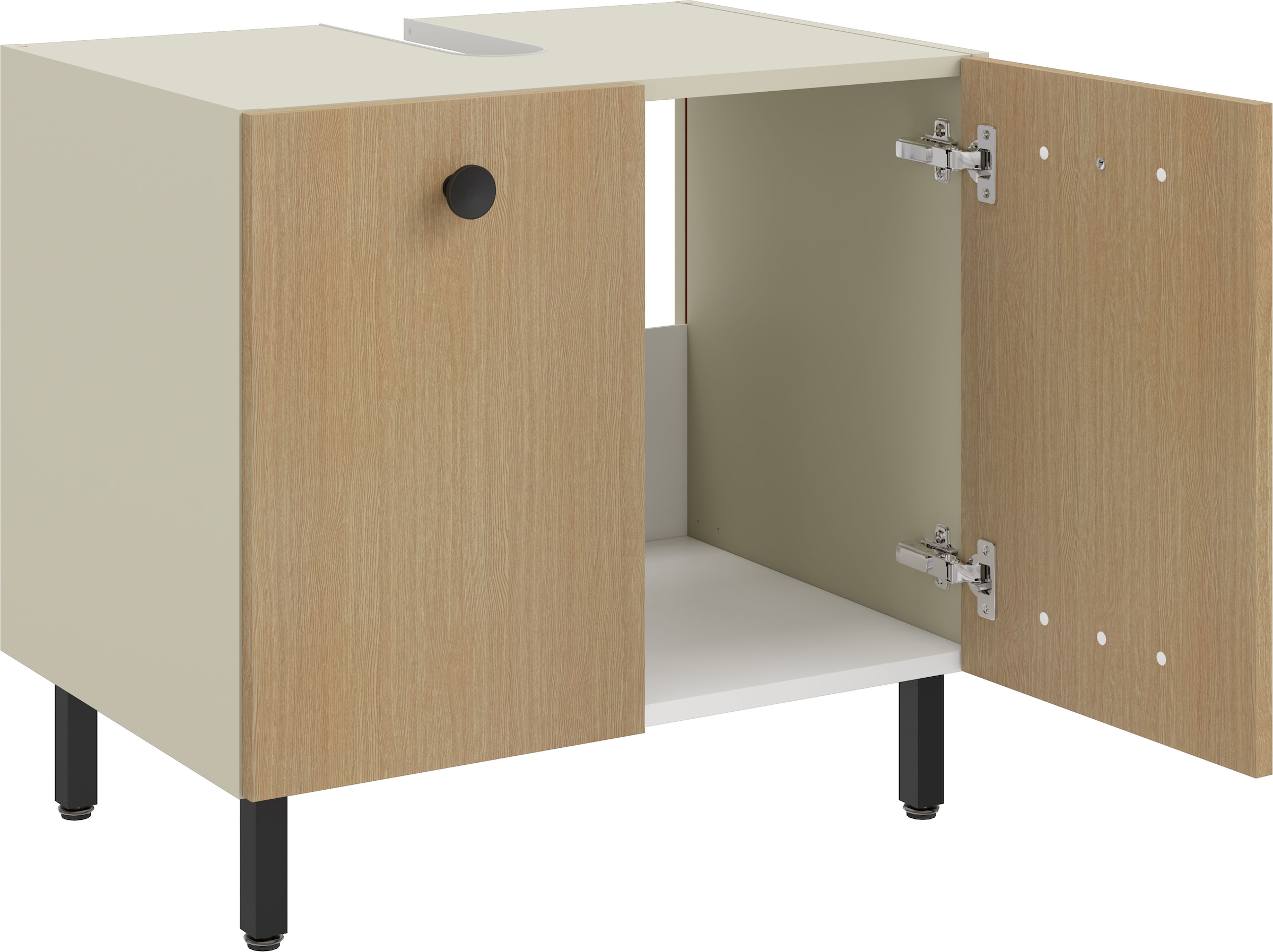 OPTIFIT Waschbeckenunterschrank »Riff« Breite 65 cm, schnelle Montage mit OPTIsnap