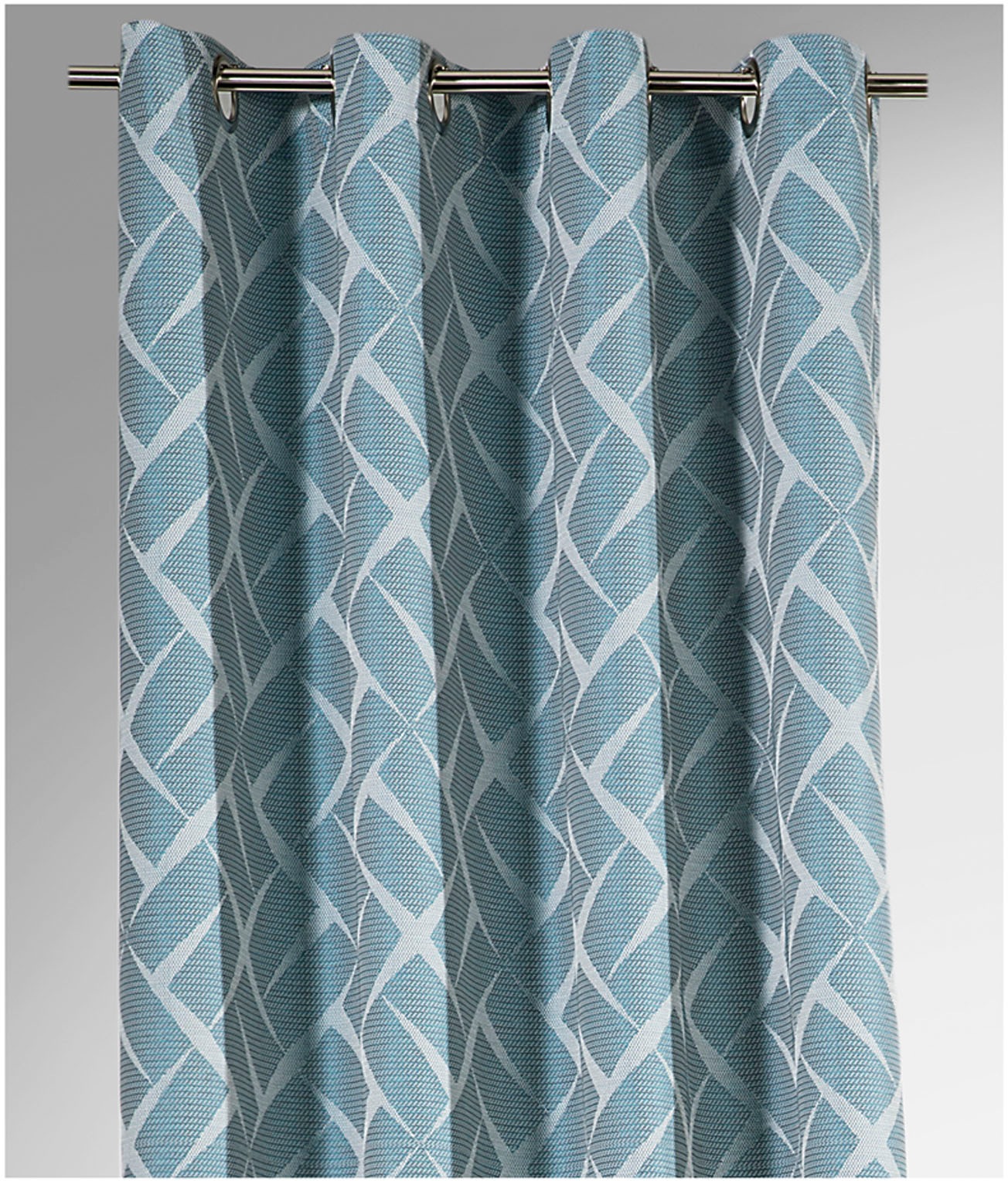 Weckbrodt Vorhang »Jasper«, (1 St.), Jacquard, Ösen, toller 3D-Effekt, blickdicht, Gardine, Store
